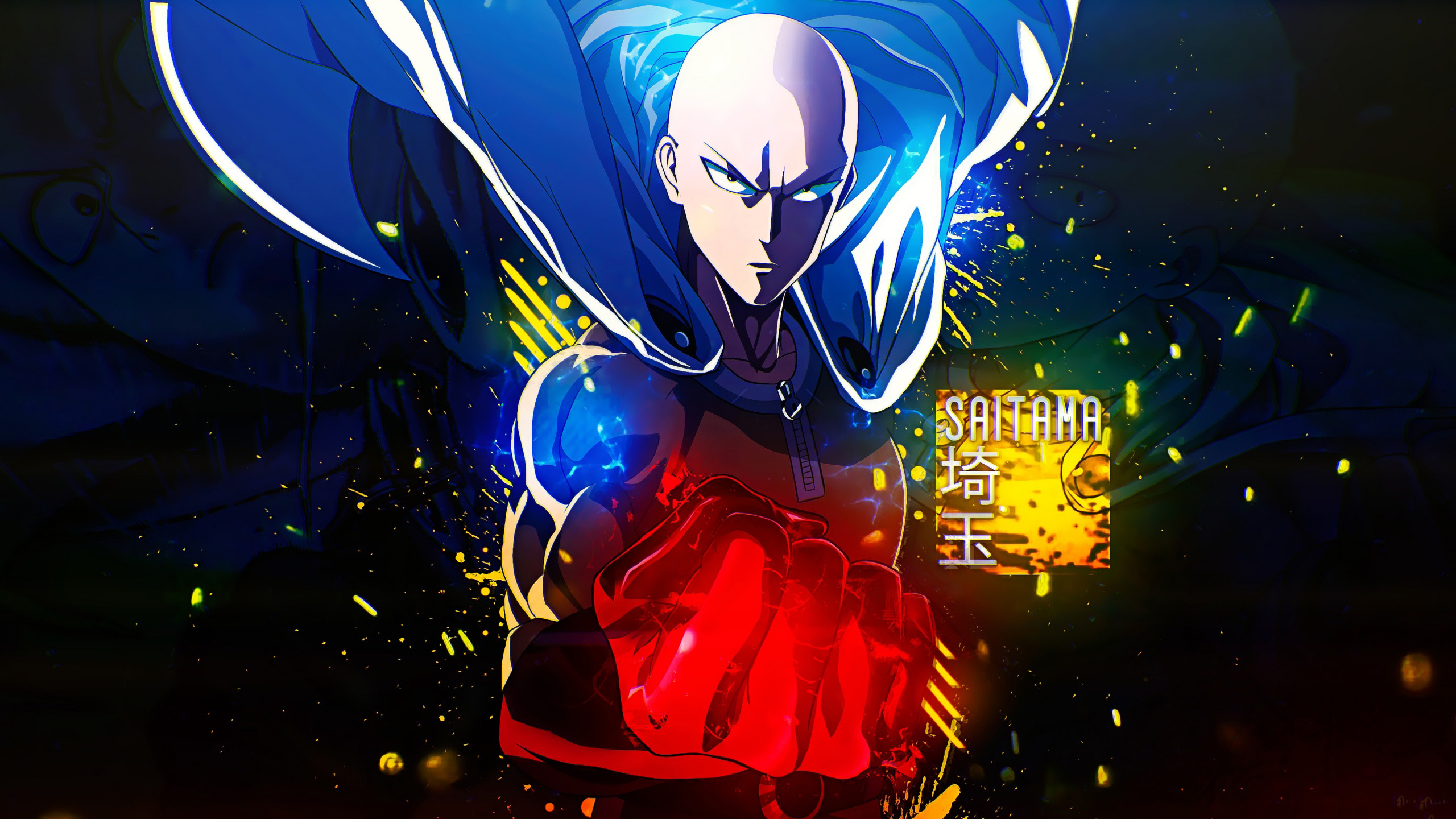 One Punch Man Saitama Anime 2560x1440