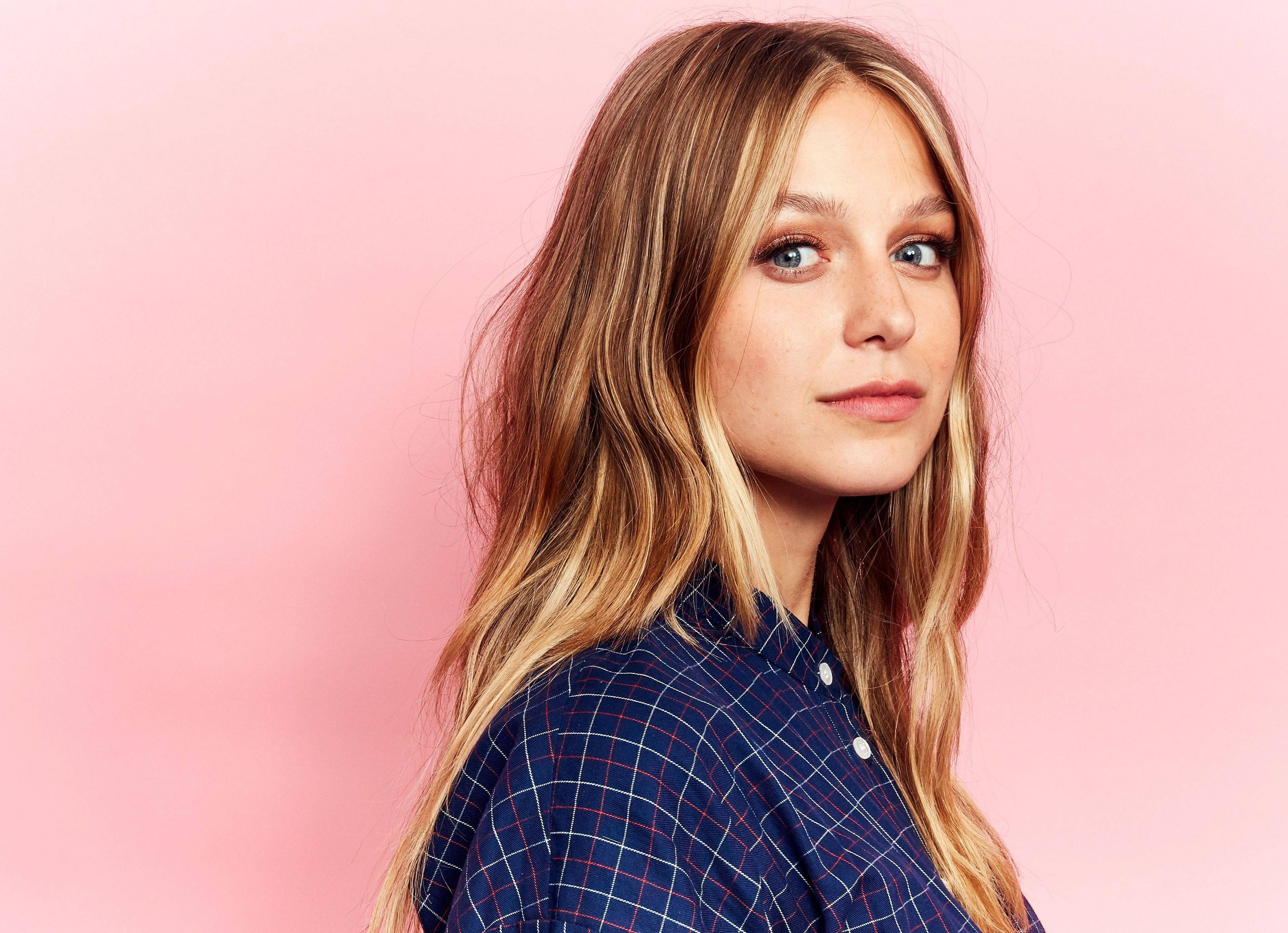 Actress American Blonde Blue Eyes Melissa Benoist 3386x2453