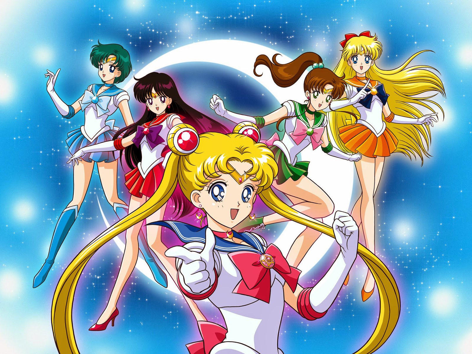 Sailor Moon Sailor Mercury Sailor Mars Sailor Jupiter Sailor Venus Tsukino Usagi Usagi Tsukino Rei H 1600x1199