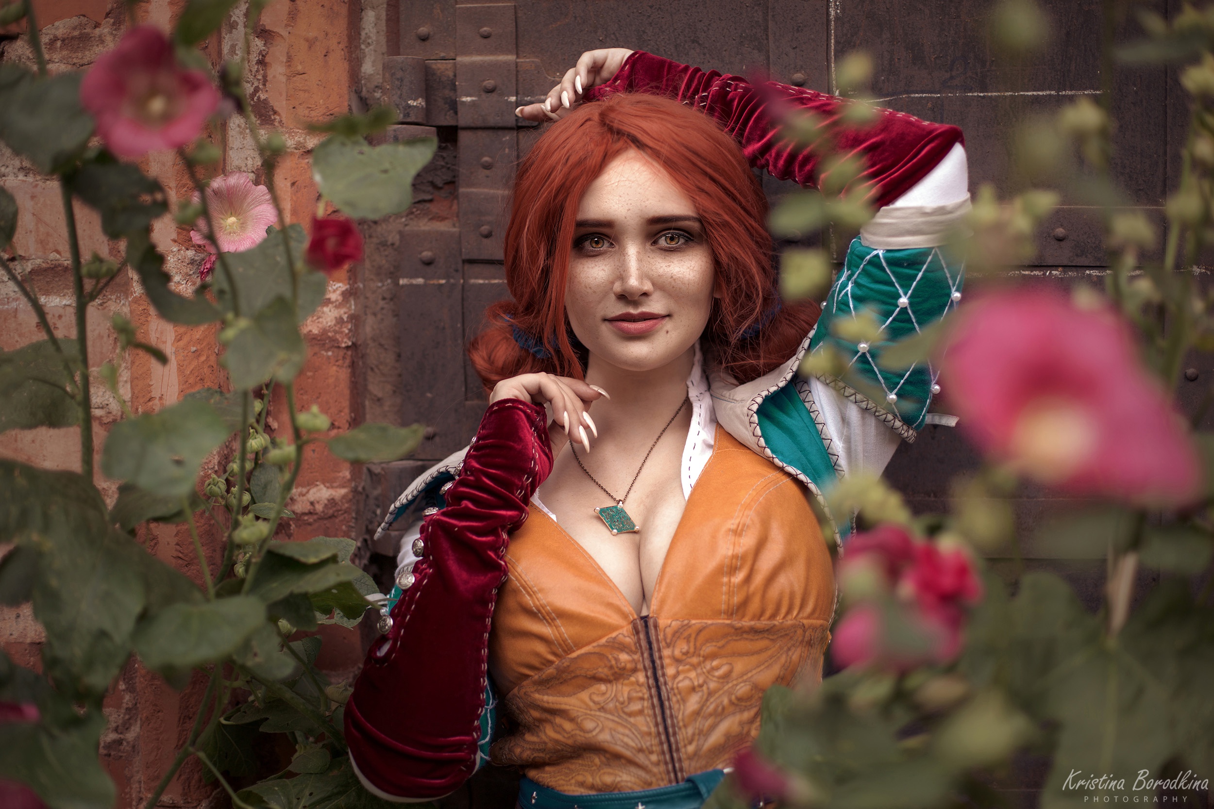 Cosplay Girl Model Redhead The Witcher 3 Wild Hunt Triss Merigold Woman 2500x1667