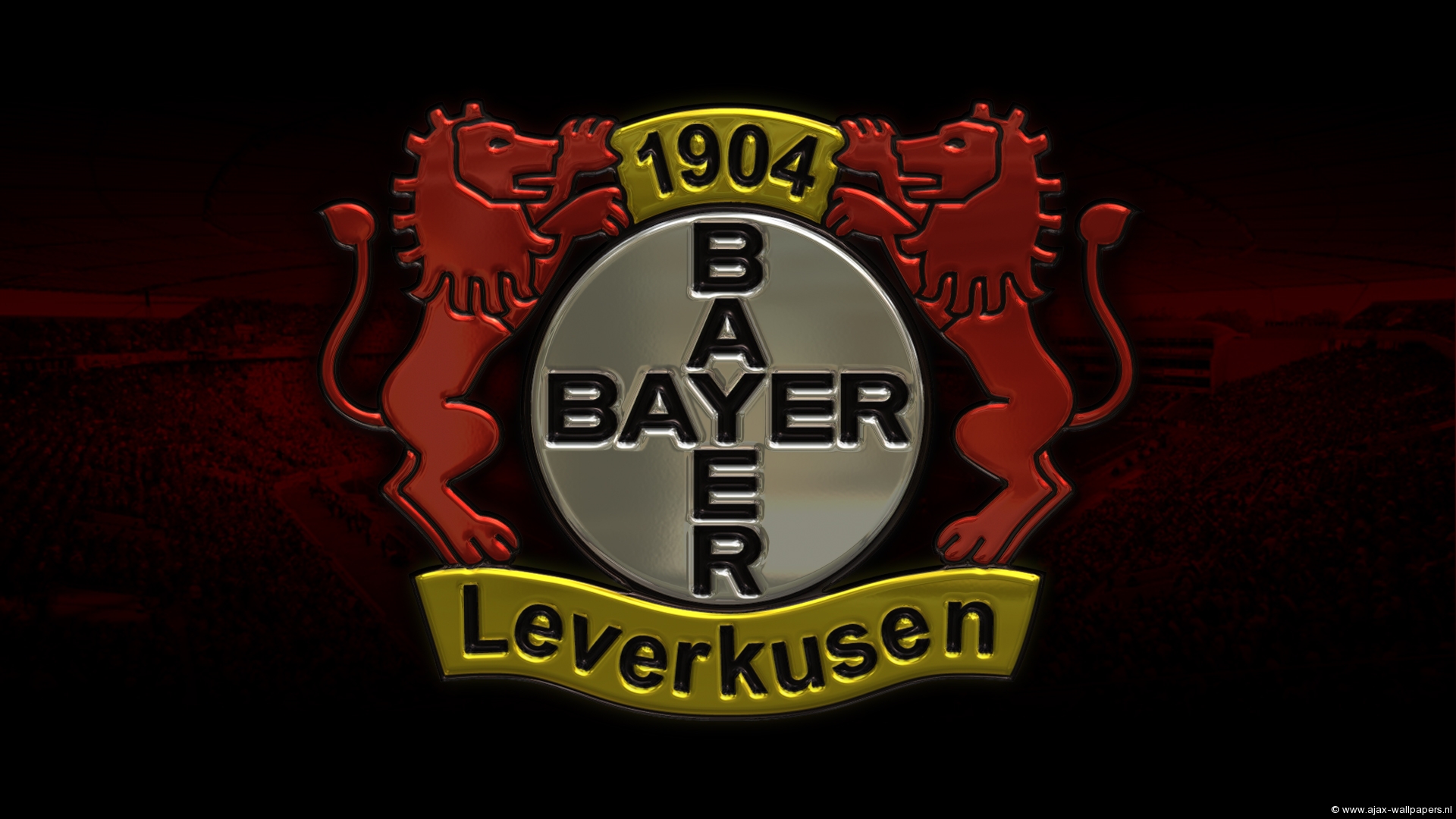 Bayer 04 Leverkusen Emblem Logo Soccer 1920x1080