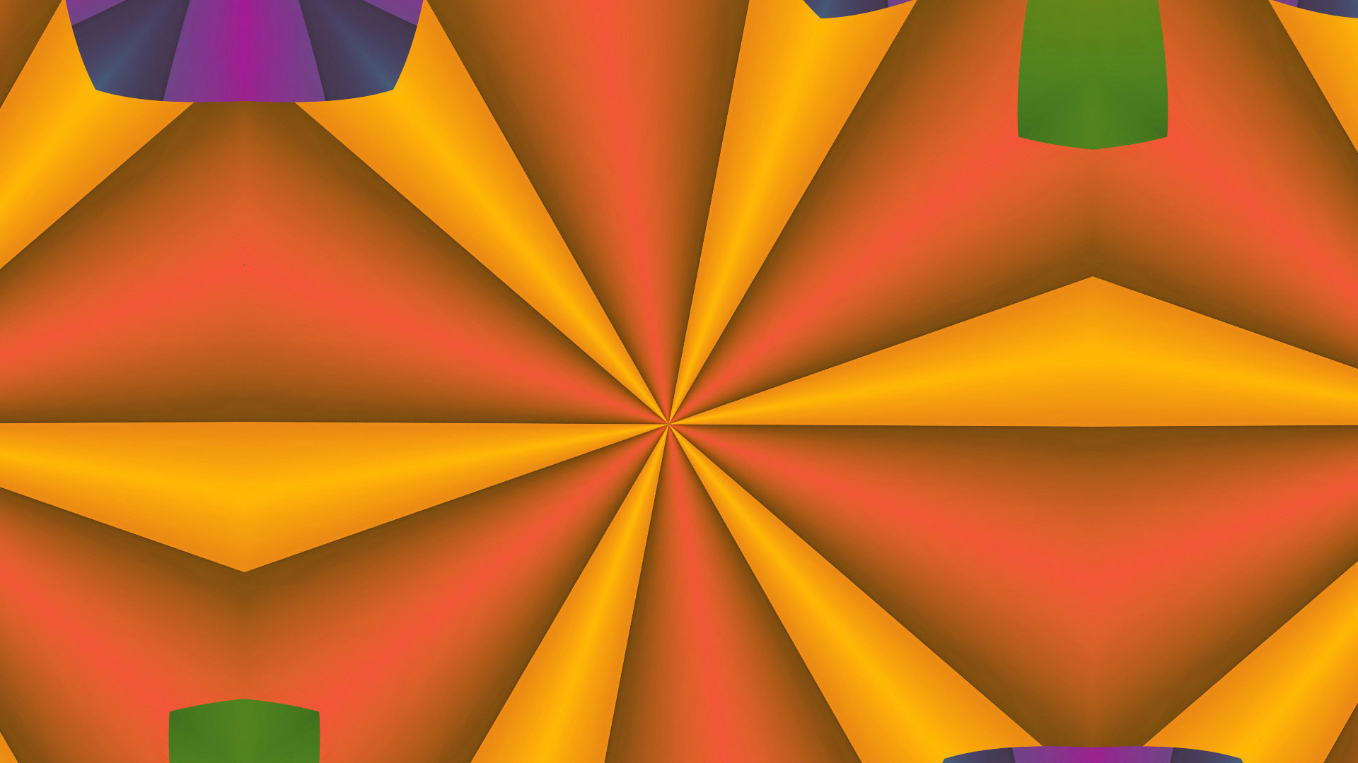 Artistic Colors Digital Art Geometry Kaleidoscope Pattern Shapes 1920x1080
