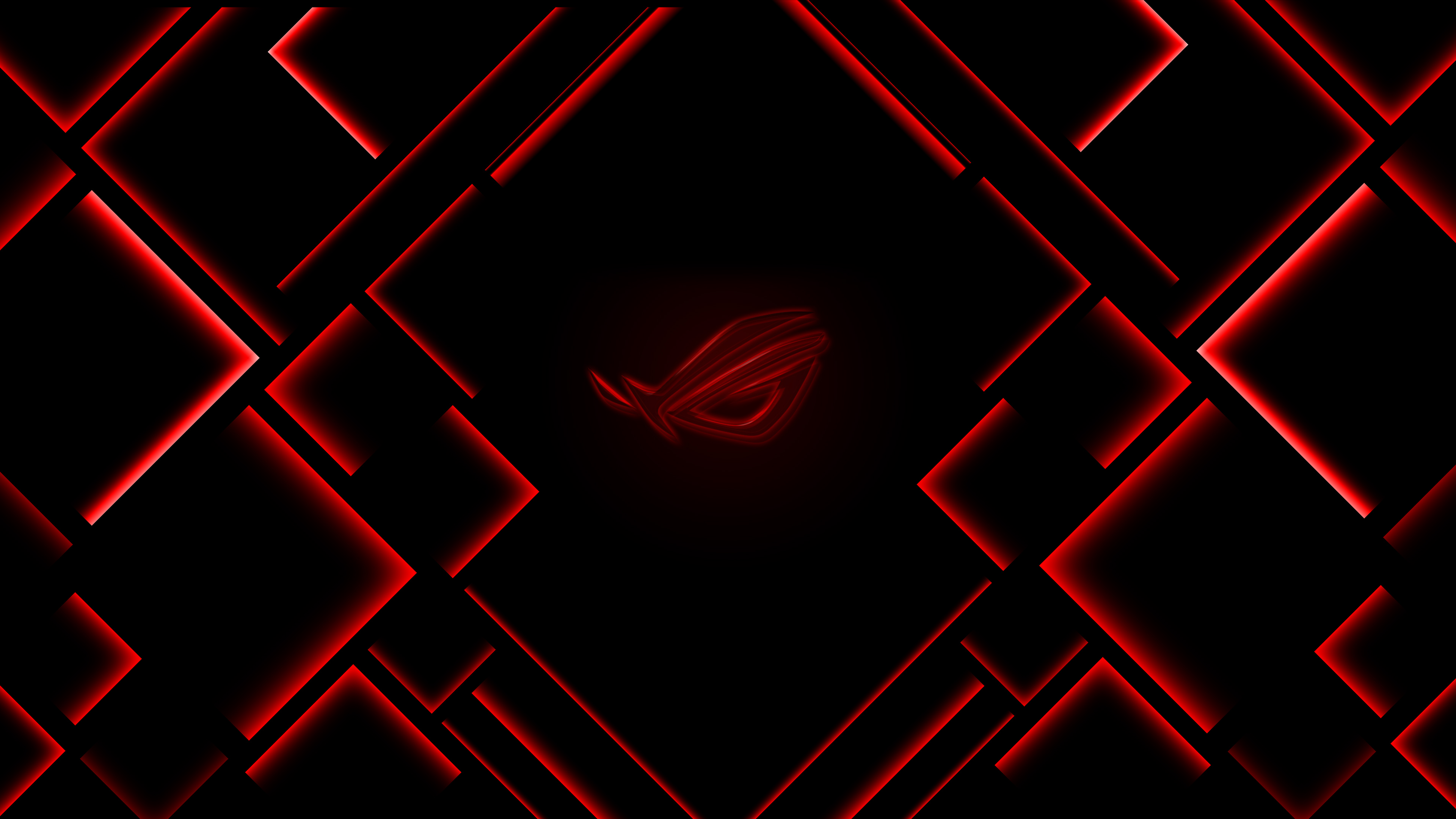 Asus Logo Red Republic Of Gamers 3840x2160
