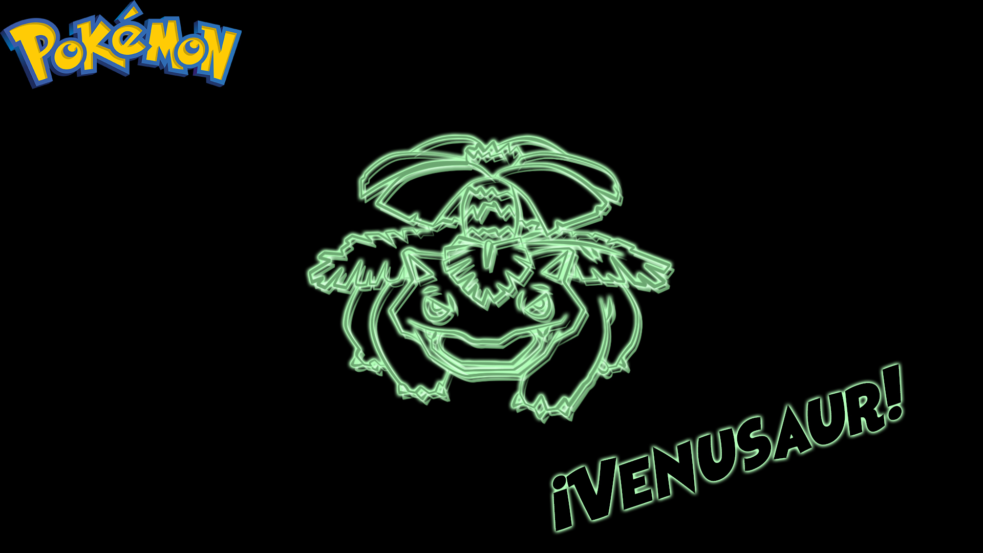 Neon Pokemon Venusaur Pokemon 1920x1080