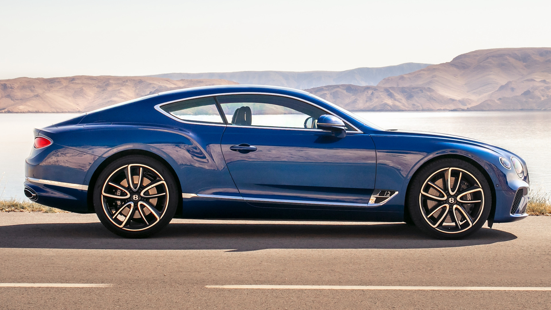 Bentley Continental Gt Blue Car Car Luxury Car 1920x1080