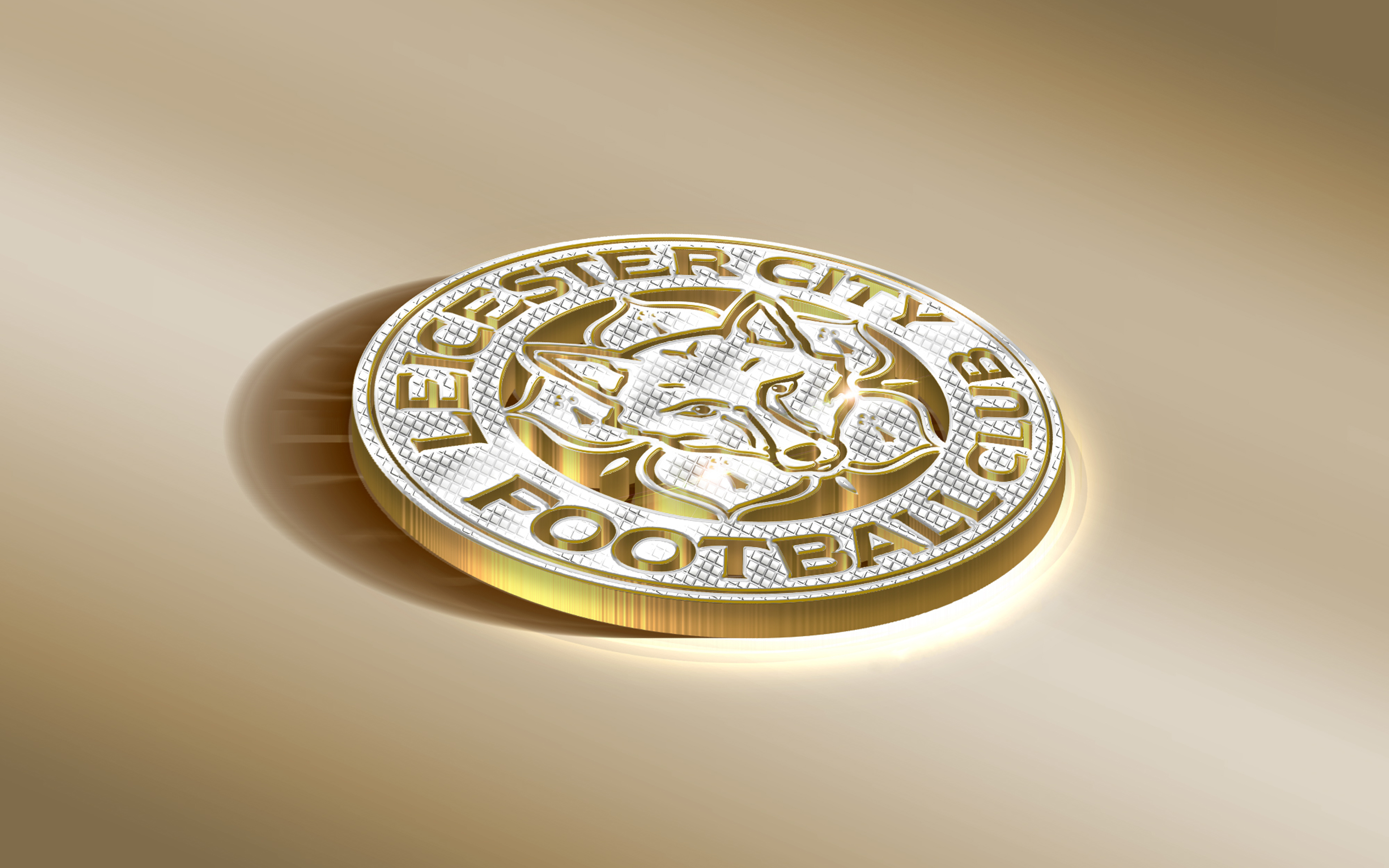 Leicester City F C Logo Soccer 3840x2400