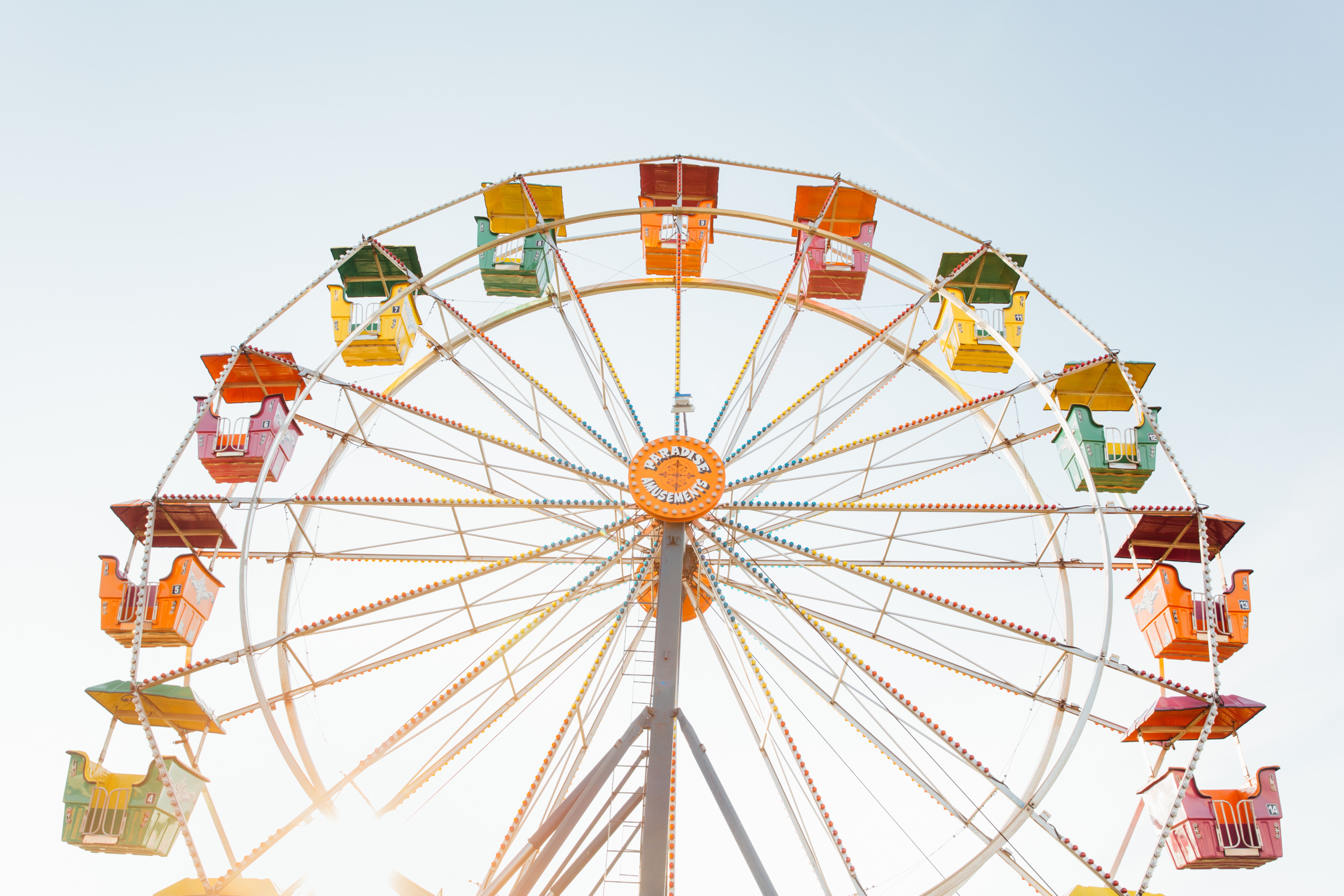 Amusement Park Ferris Wheel 5397x3598