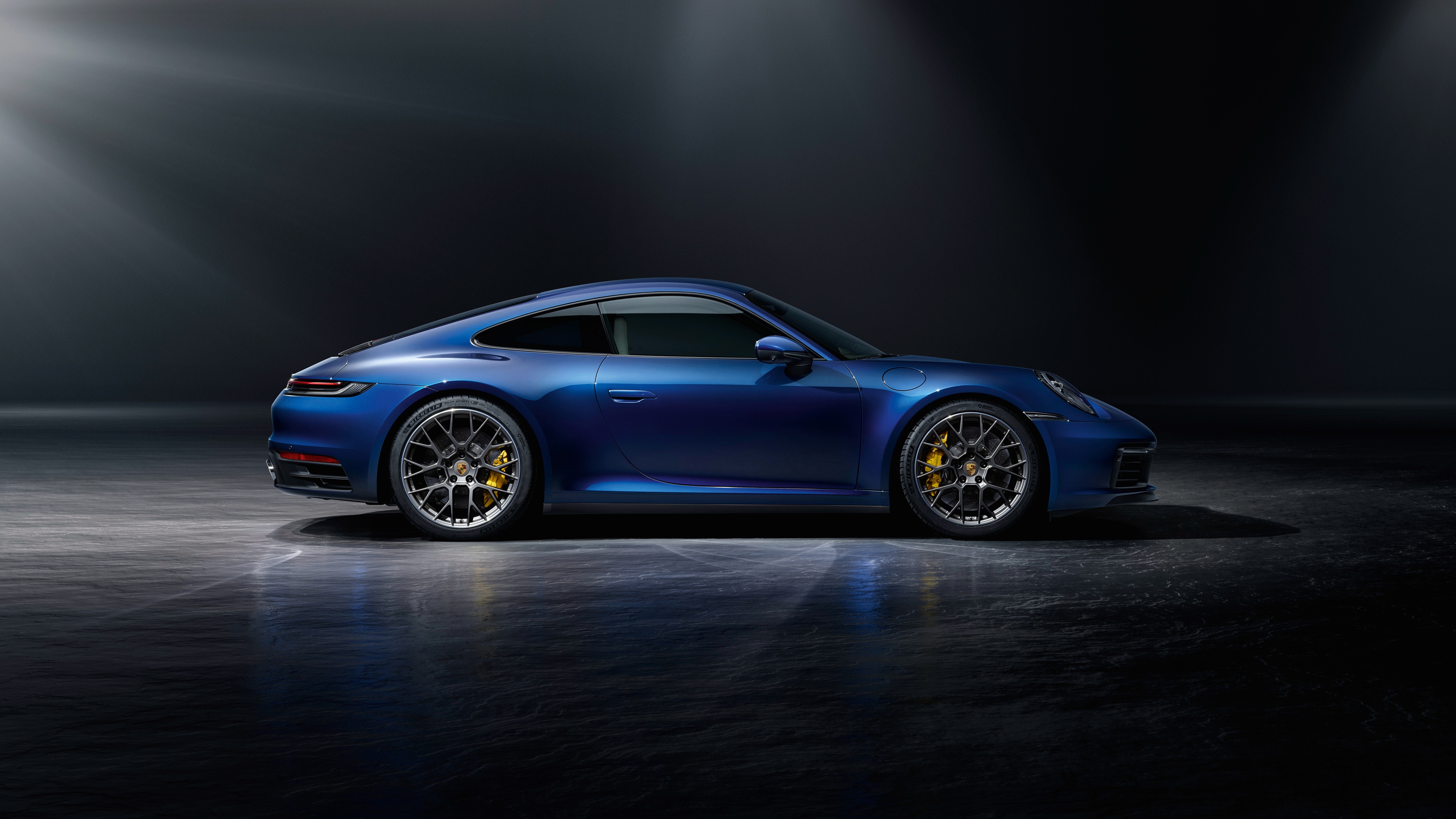 Blue Car Car Porsche Porsche 911 Porsche 911 Carrera Sport Car Vehicle 4096x2304