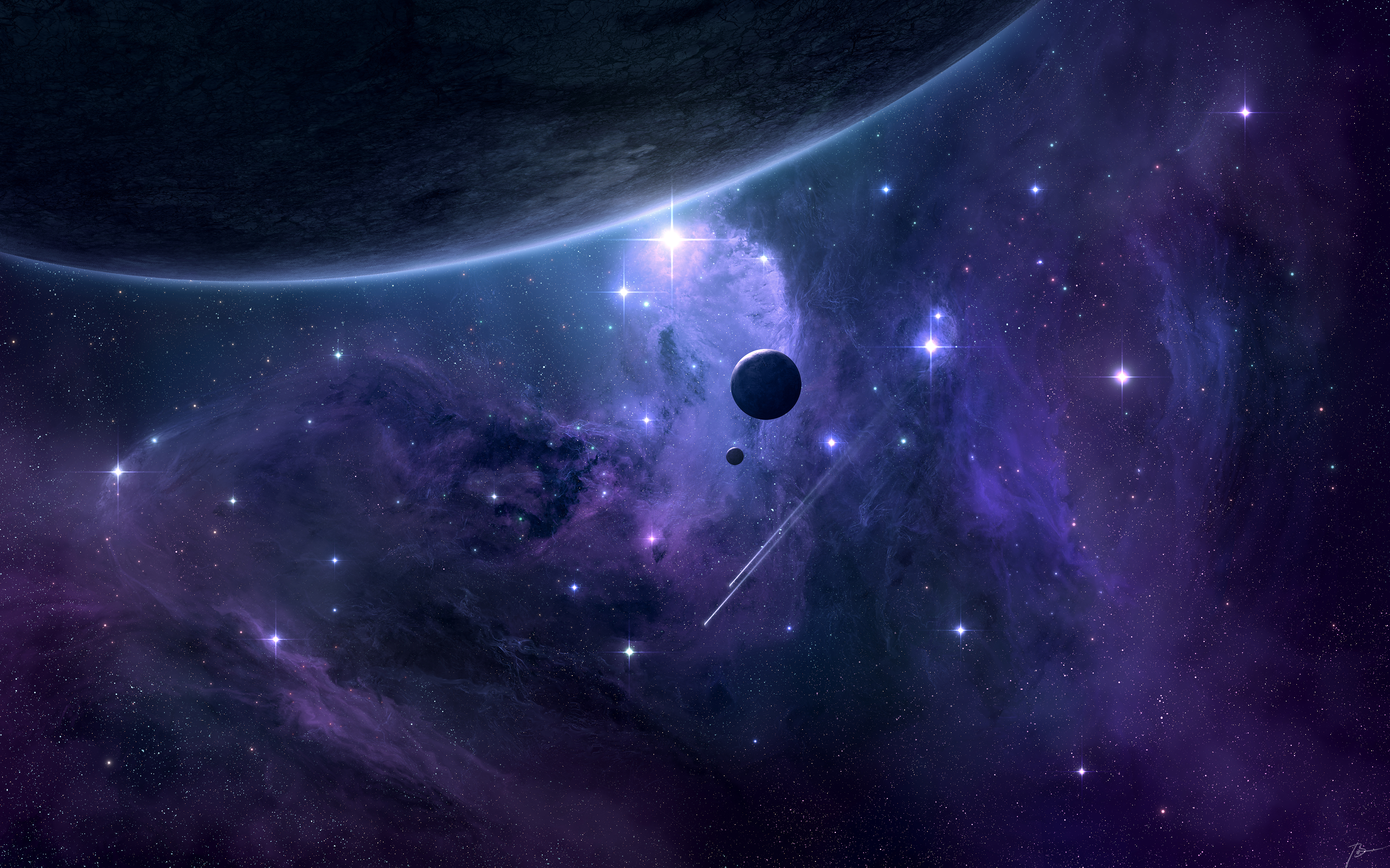 JoeyJazz Space Art Nebula 3840x2400