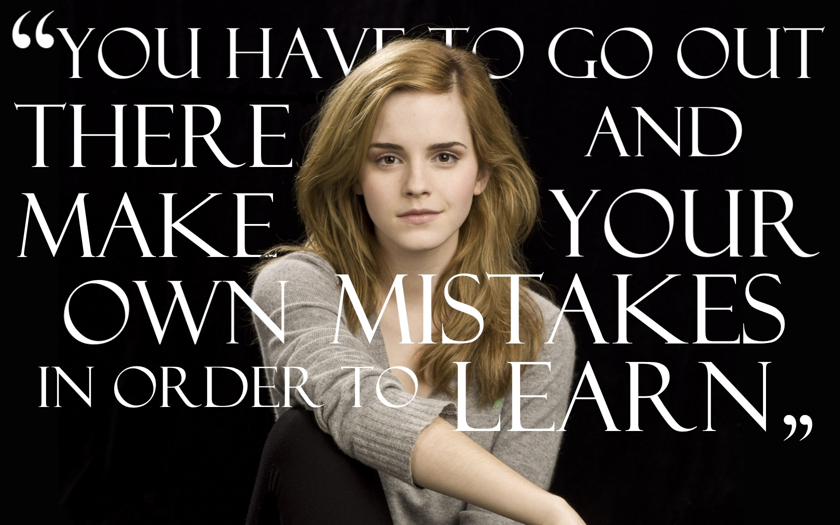 Emma Watson Quote 1680x1050