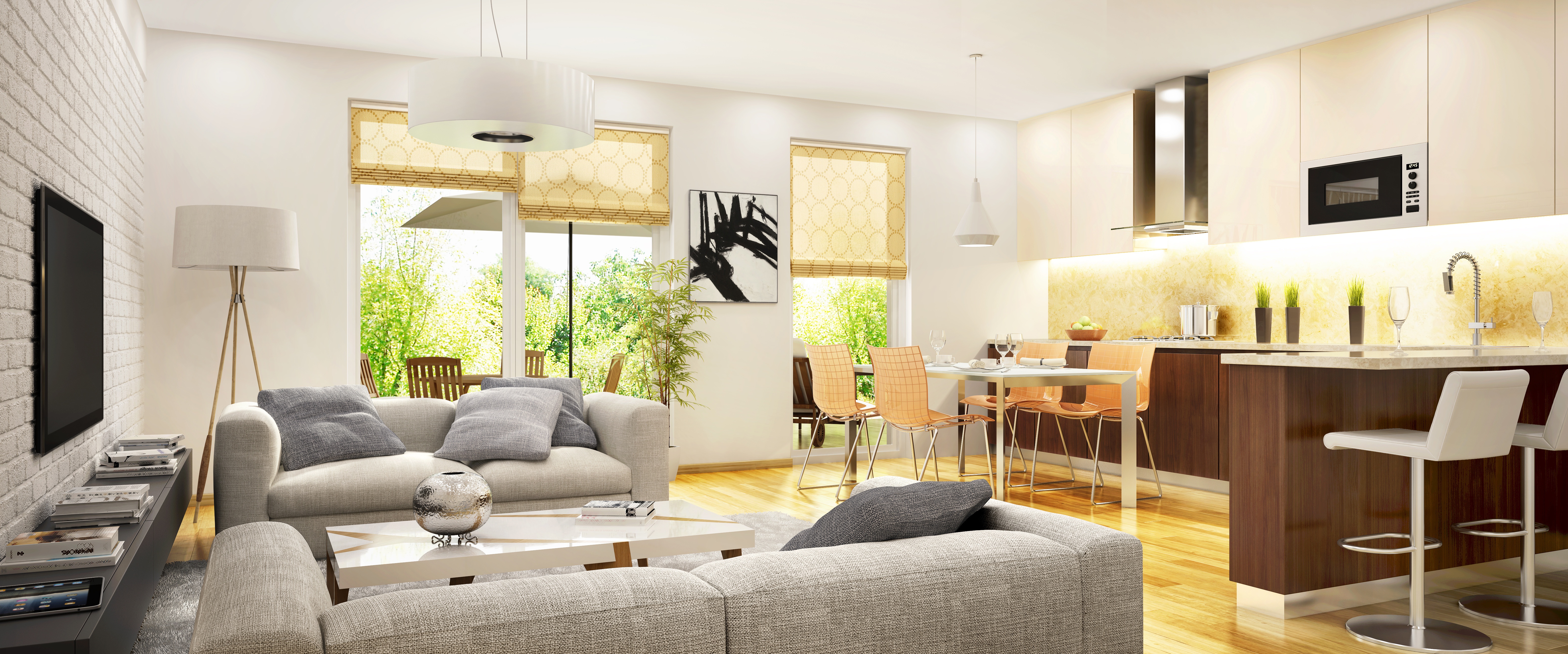 Design Furniture Living Room Room Sofa 6200x2585