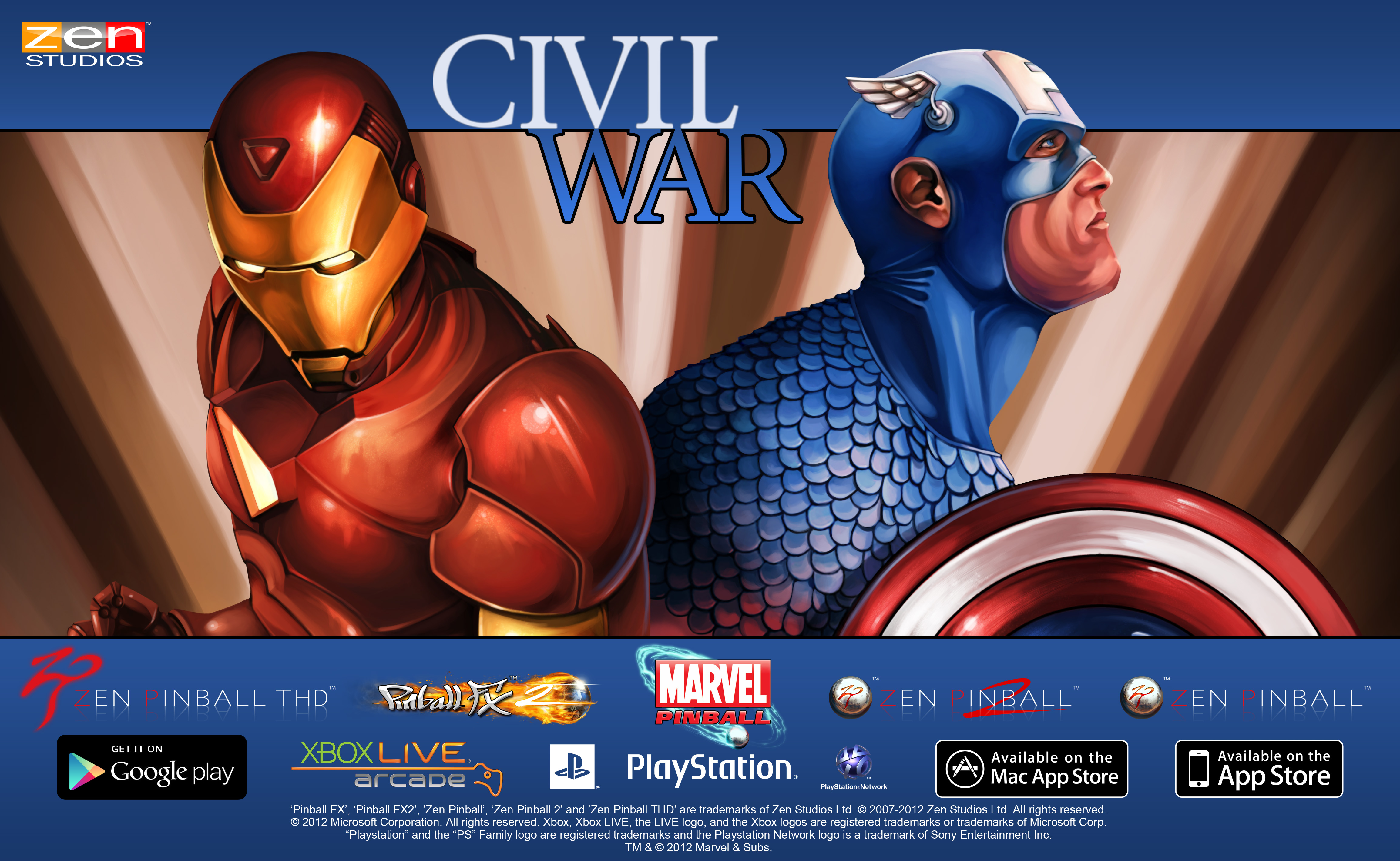 Captain America Iron Man 4617x2842