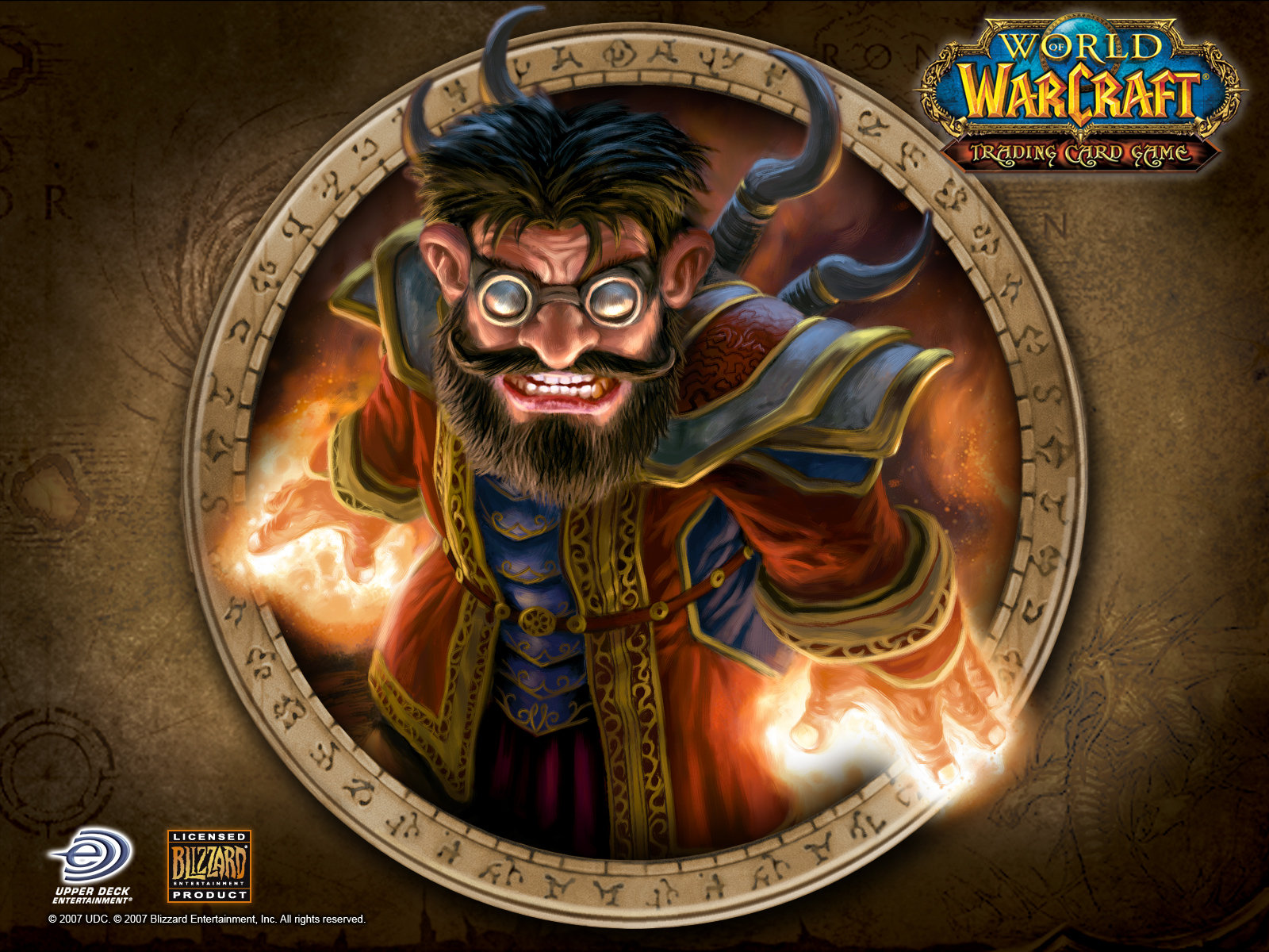 GNOME WOW 3 World Of Warcraft Trading Card Game Beard Blizzard Entertainment 1600x1200