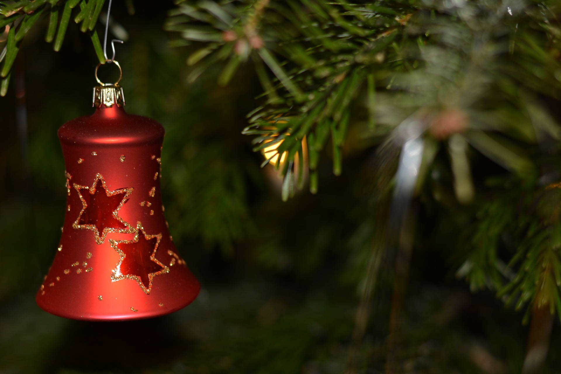 Bell Christmas Christmas Ornaments 1920x1280