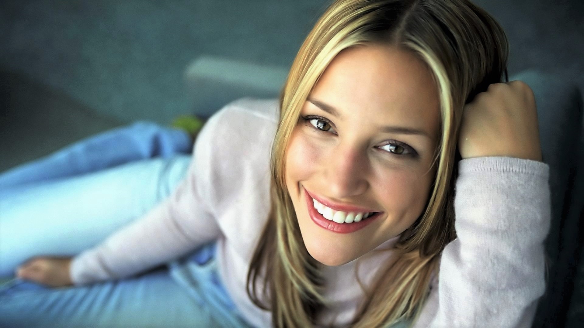 Actress American Face Piper Perabo Smile 1920x1080