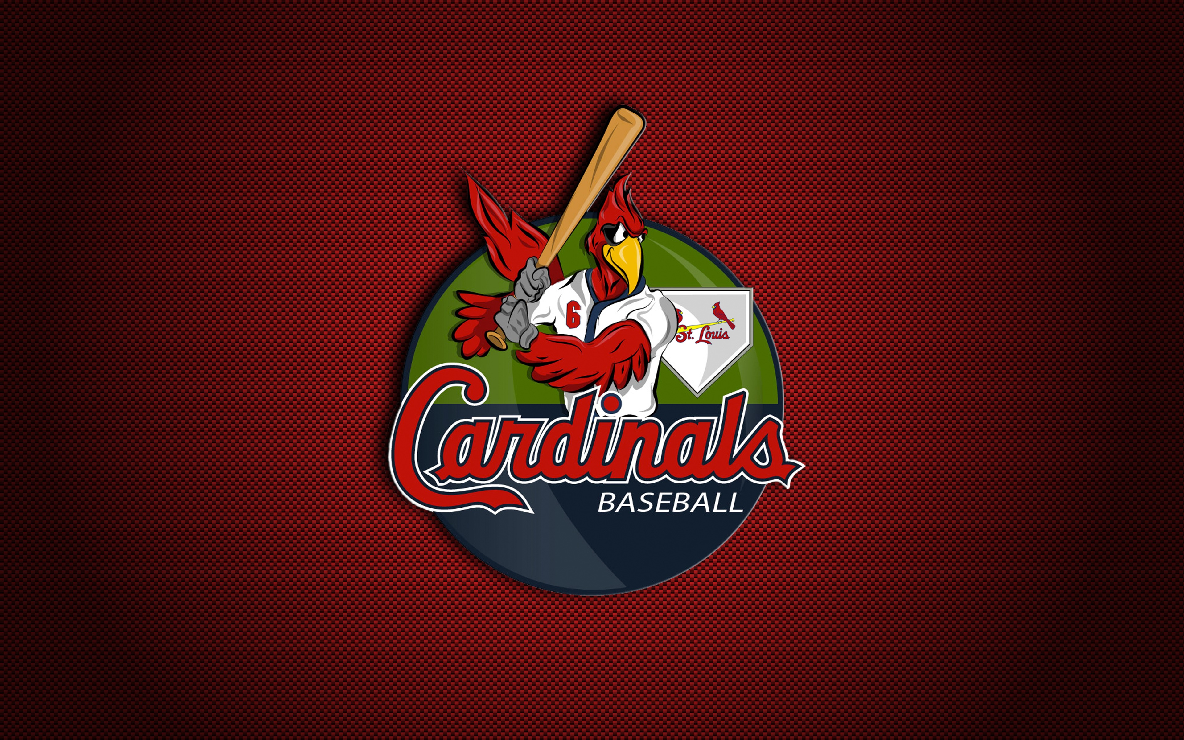 Baseball Emblem Logo Mlb St Louis Cardinals 3840x2400
