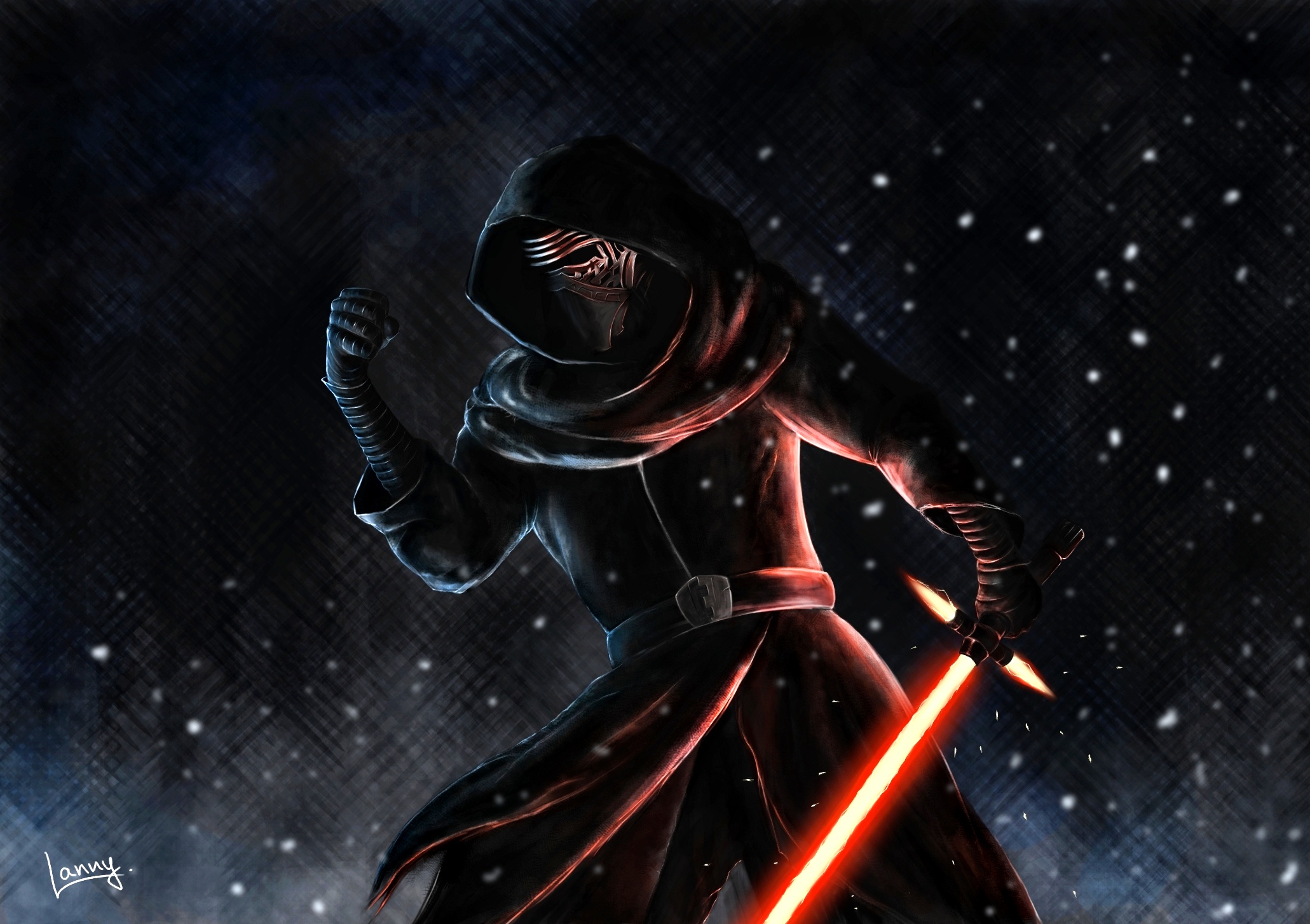 Kylo Ren Lightsaber Sith Star Wars Star Wars 2061x1454