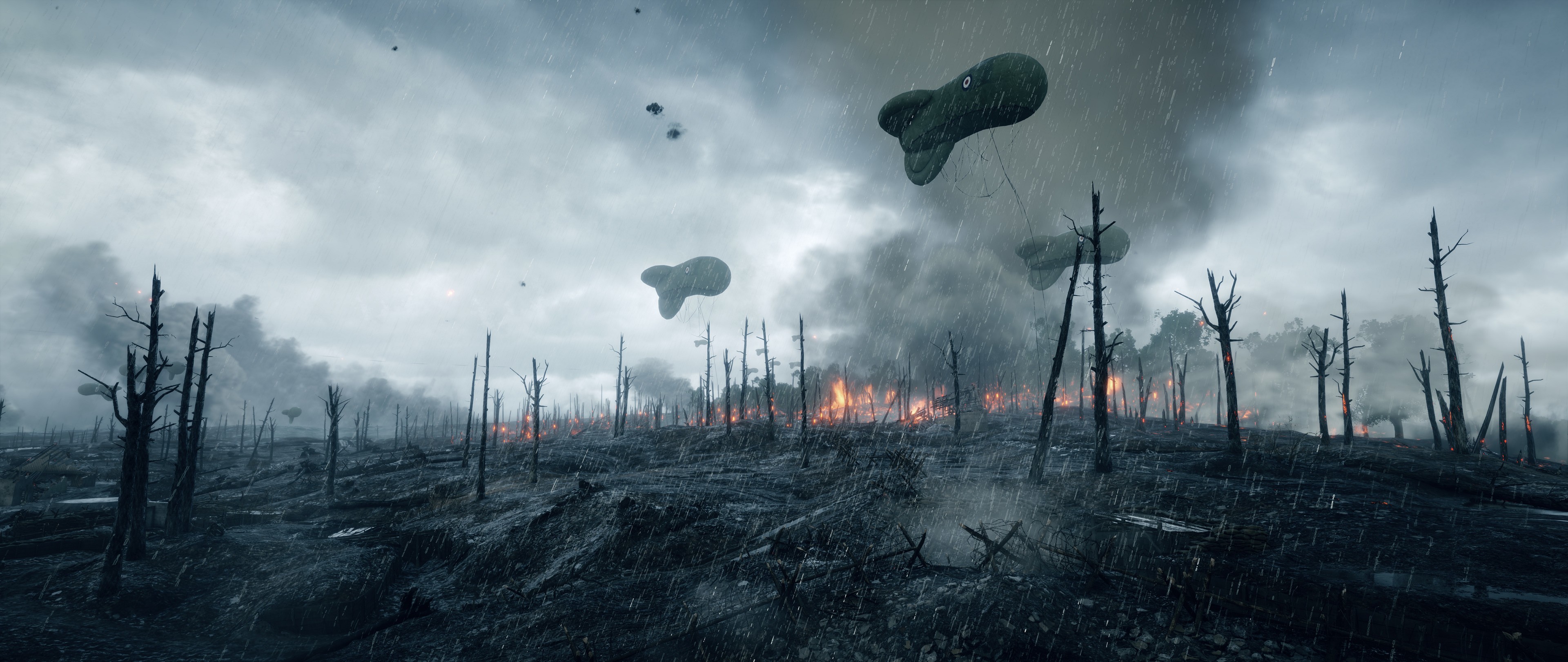 Battlefield 1 EA DiCE World War I Soldier War Video Games 3840x1620