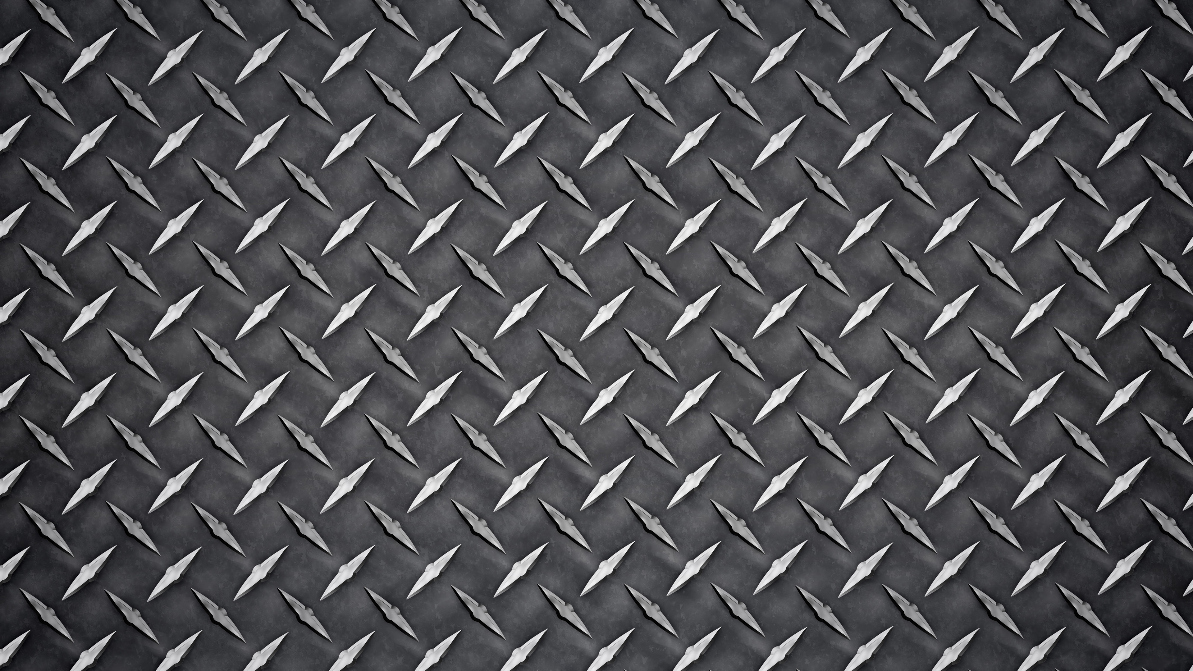 Diamond Plate Pattern Metal 3840x2160