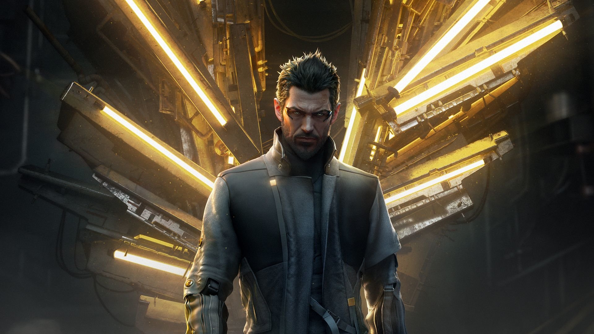 Xbox Deus Ex Adam Jensen Video Games Video Game Man Video Game Art Science Fiction Men 1920x1080