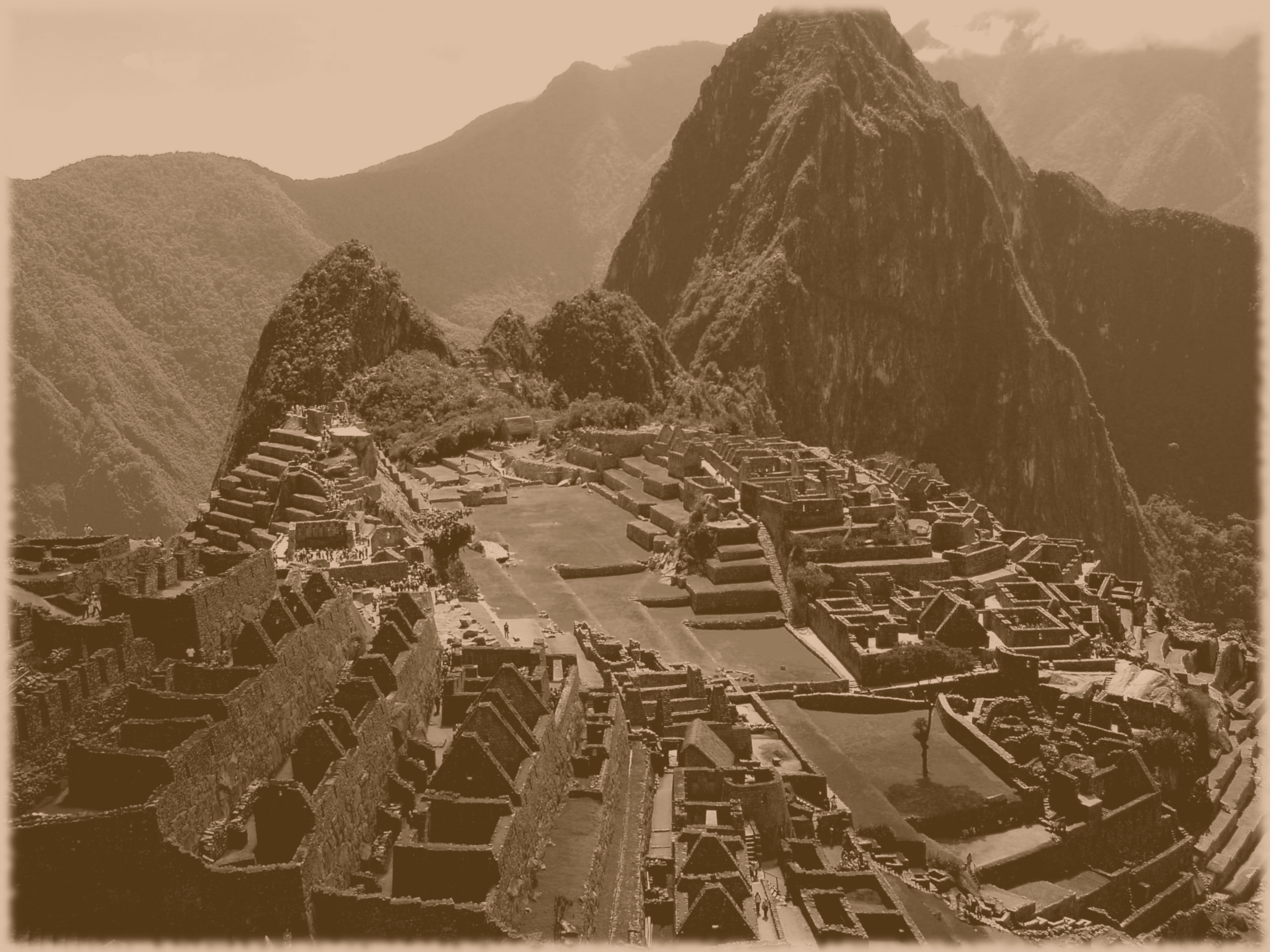Inca Landscape Machu Picchu Peru 2560x1920