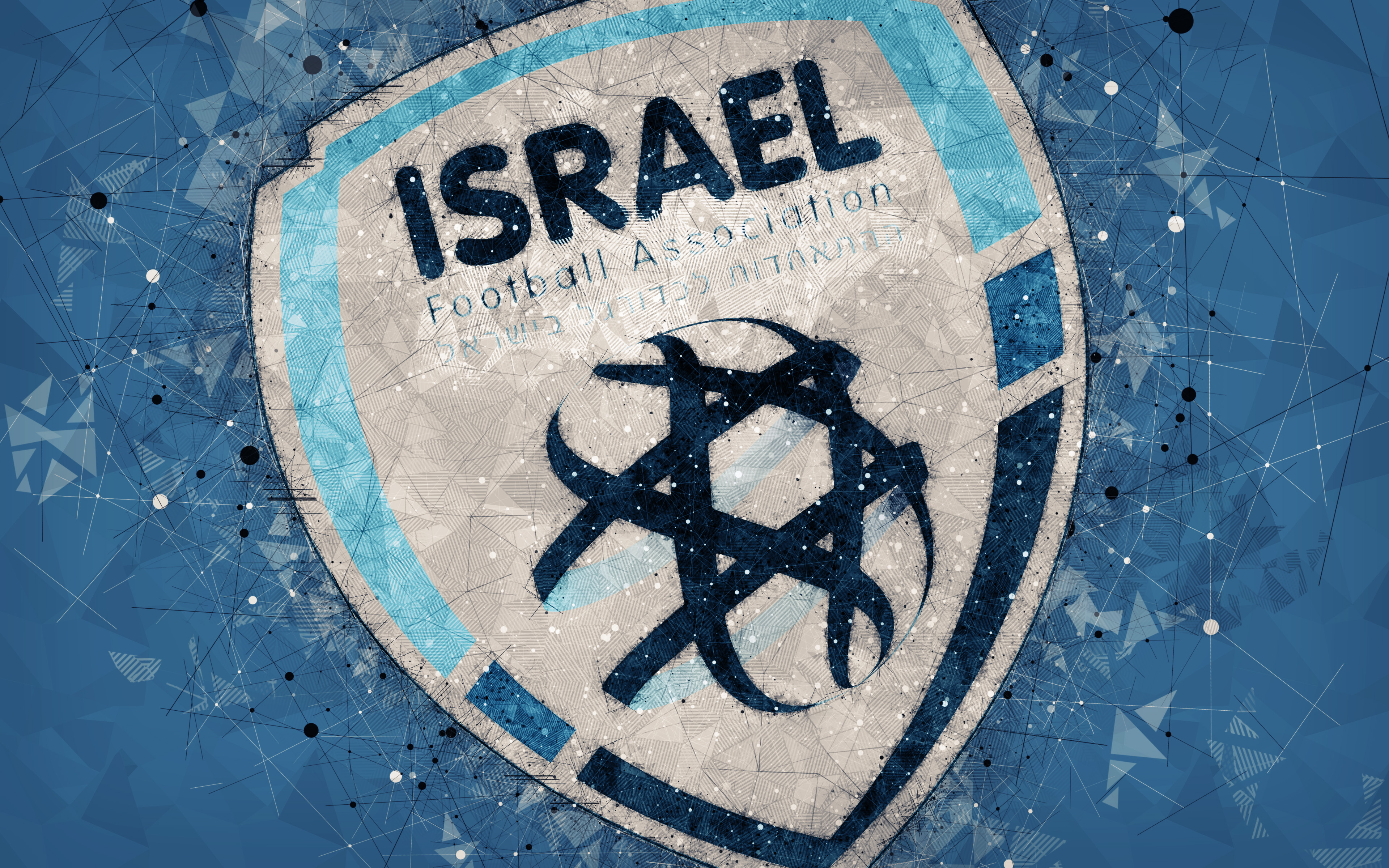 Emblem Israel Logo Soccer 3840x2400