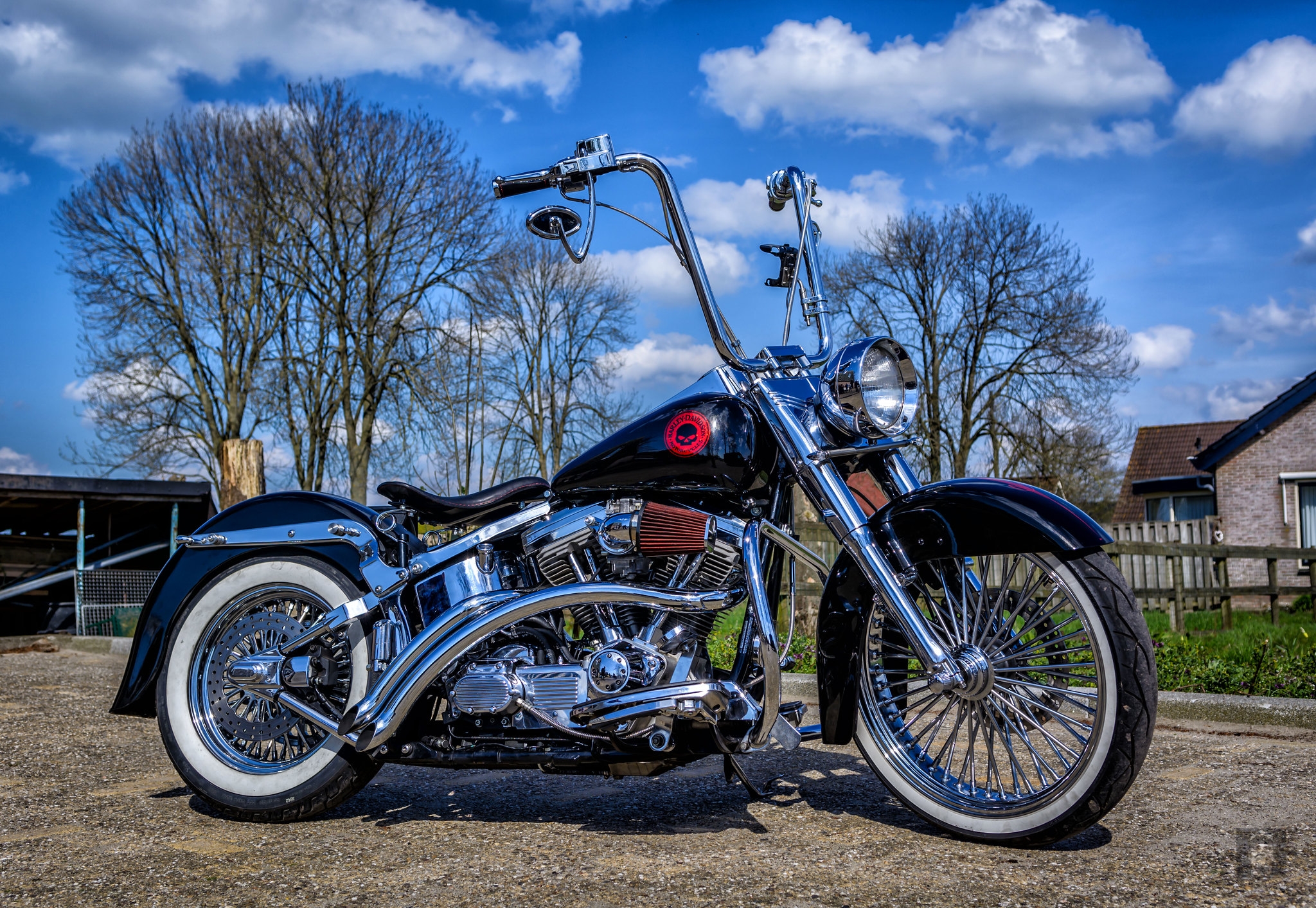 Harley Davidson Custom Made Motorcycle 2048x1413