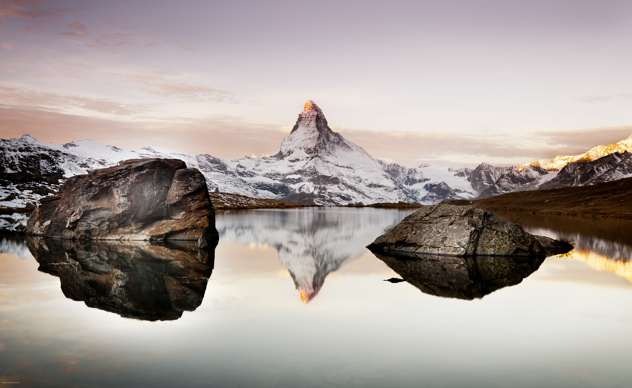 Alps Matterhorn Reflection 2048x1258