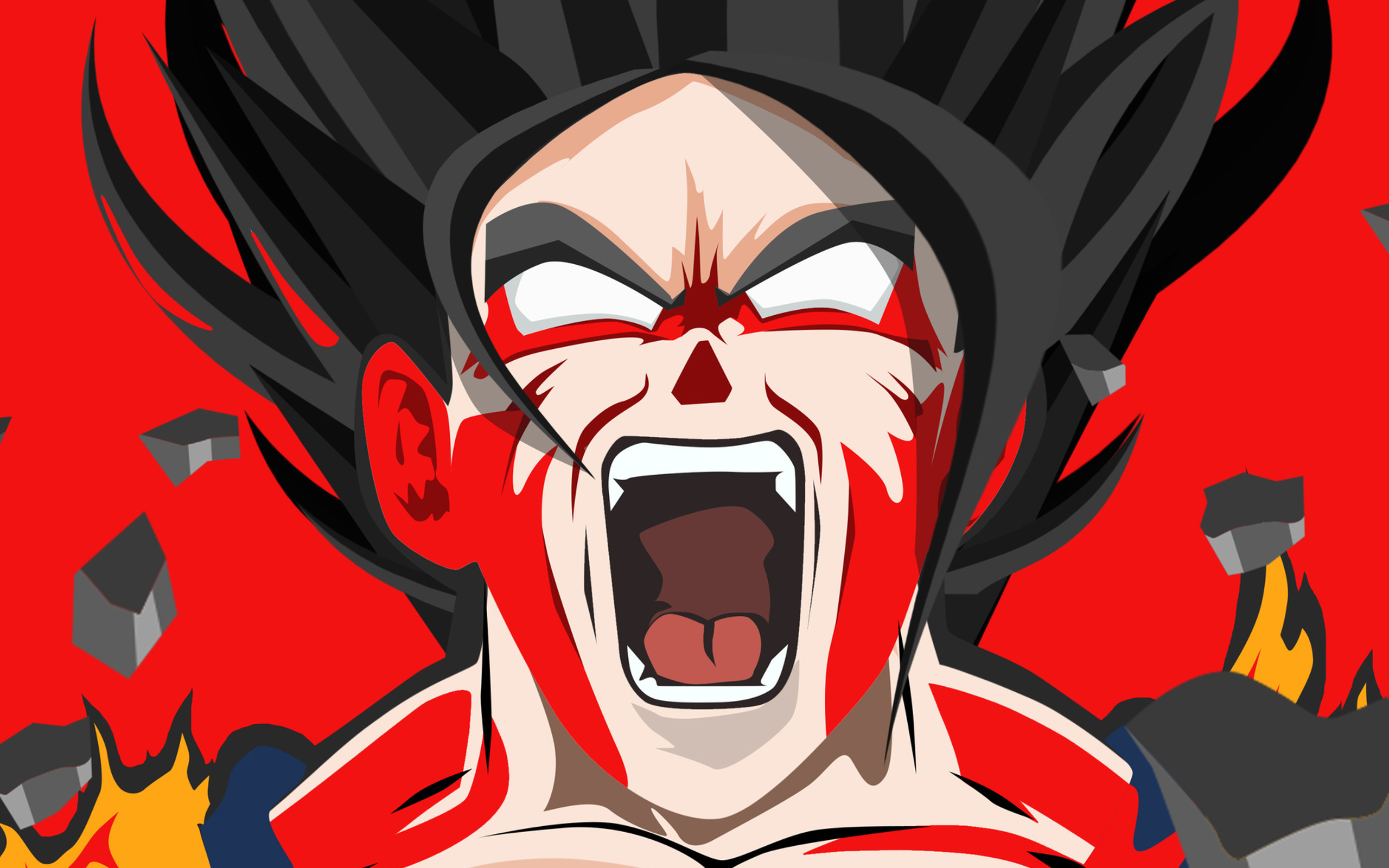 Goku Super Saiyan Rage 2560x1600