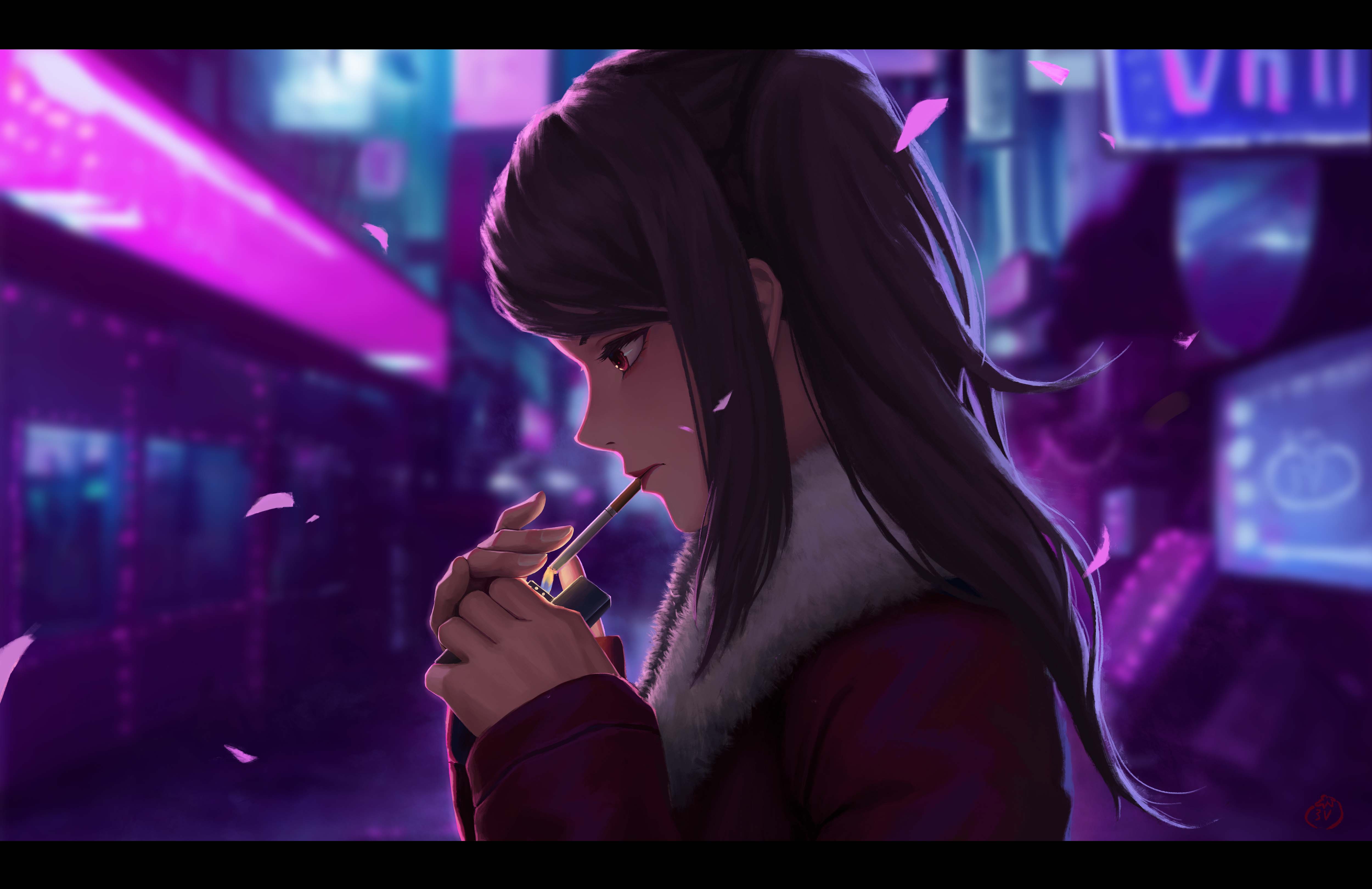 Jill Stingray Va 11 Hall A Cyberpunk 5000x3239