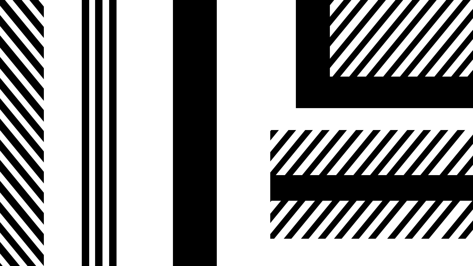 Abstract Black Amp White Digital Art Lines Stripes 1920x1080