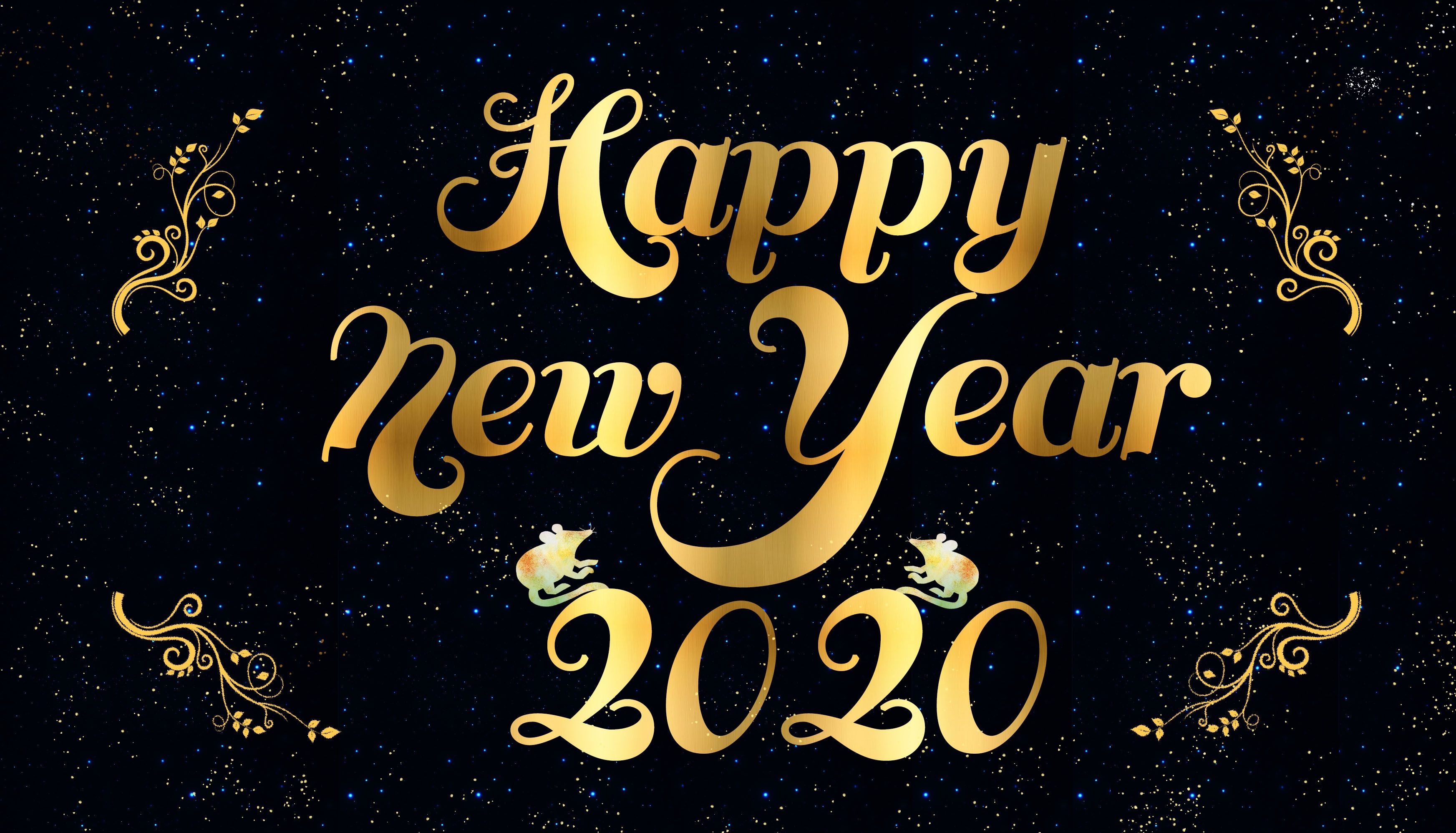 Happy New Year New Year New Year 2020 3490x1996
