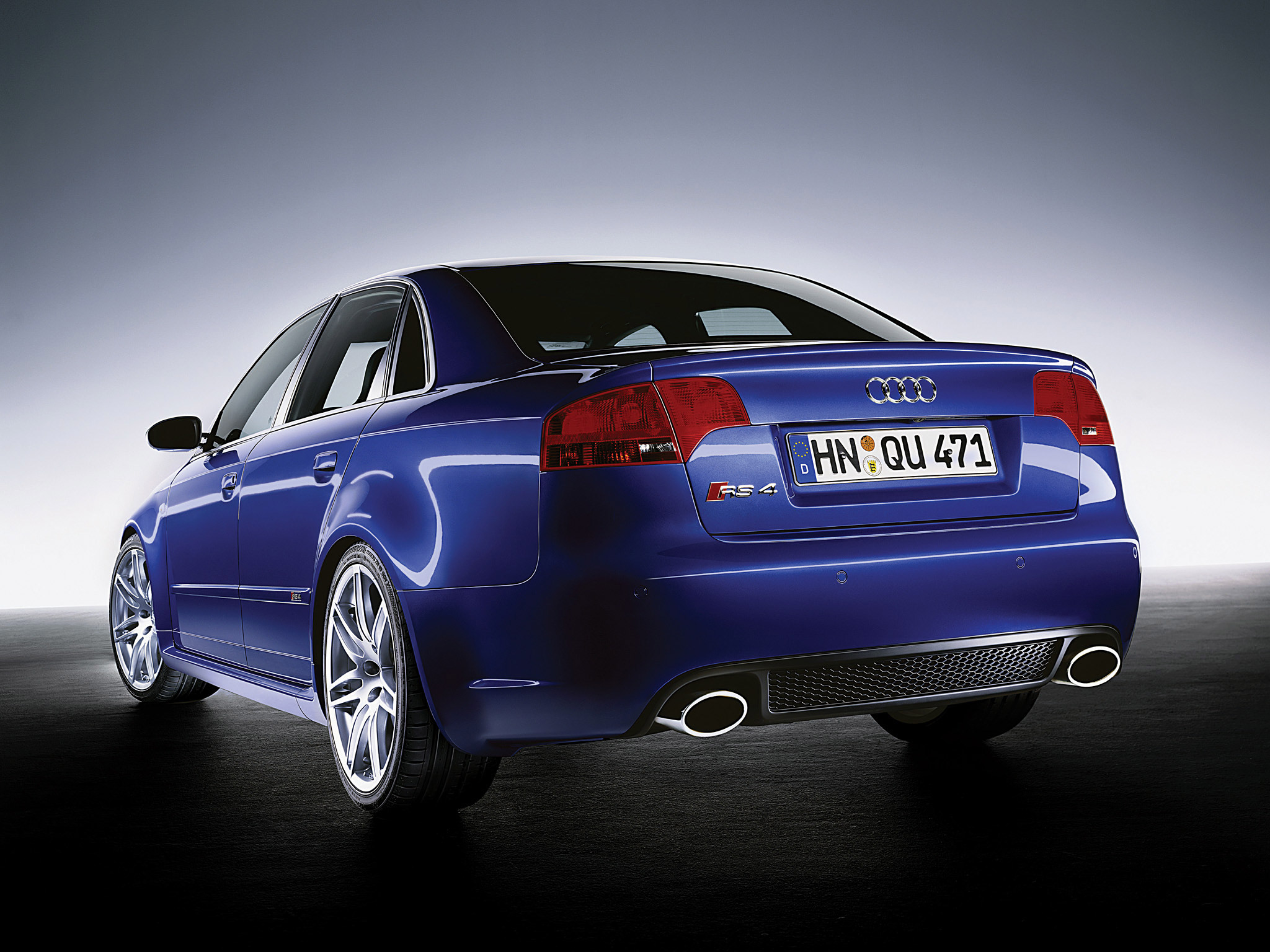 Audi Rs4 Blue Car Car Luxury Car Sedan Subcompact Car 2048x1536