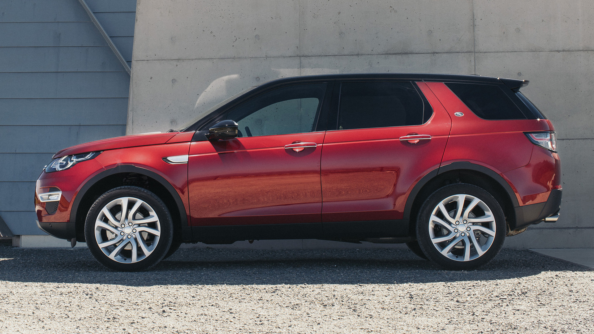 Car Crossover Car Land Rover Discovery Sport Hse Luxury Luxury Car Red Car Suv Subcompact Car 1920x1080