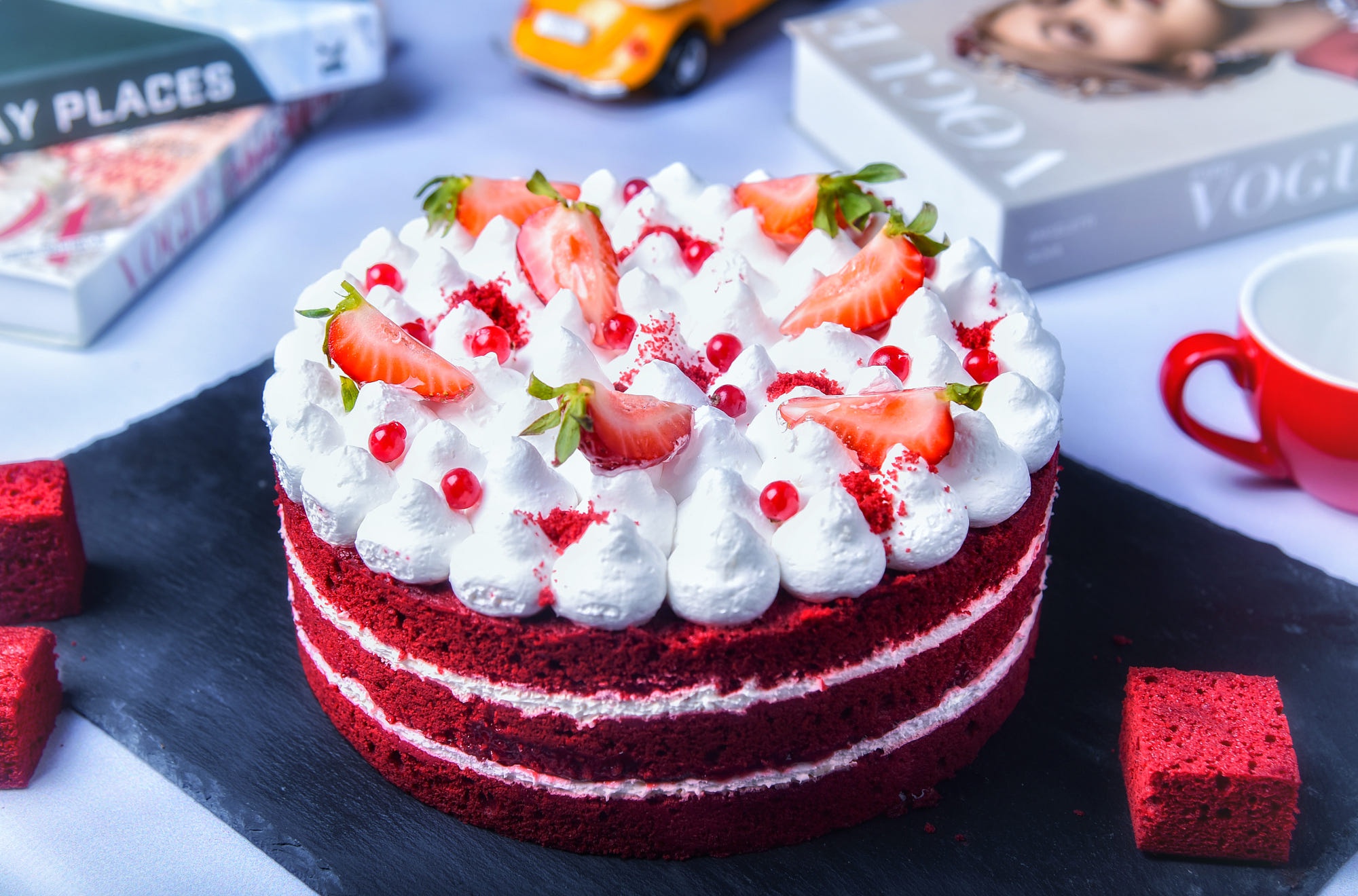 Baking Cake Cream Dessert Strawberry 2000x1320