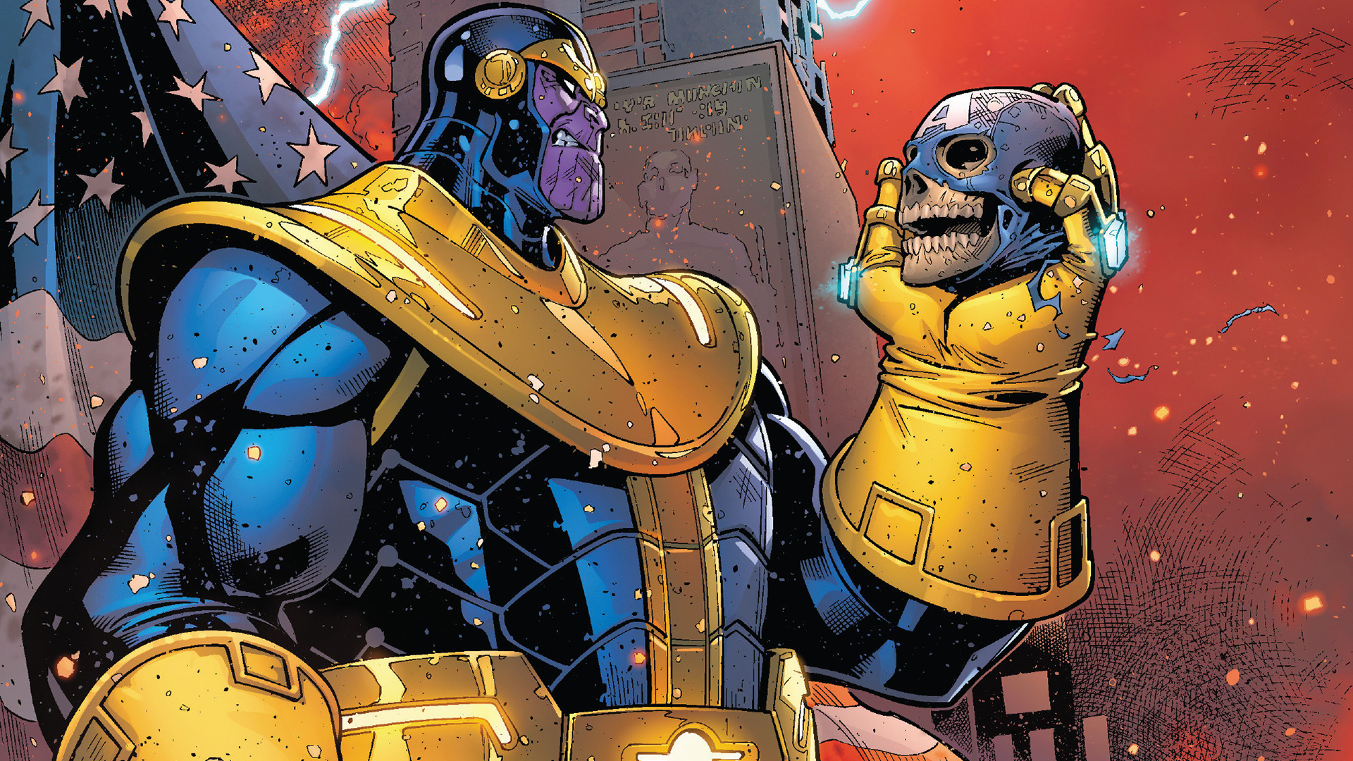 Avengers Comics Marvel Comics Thanos 1920x1080