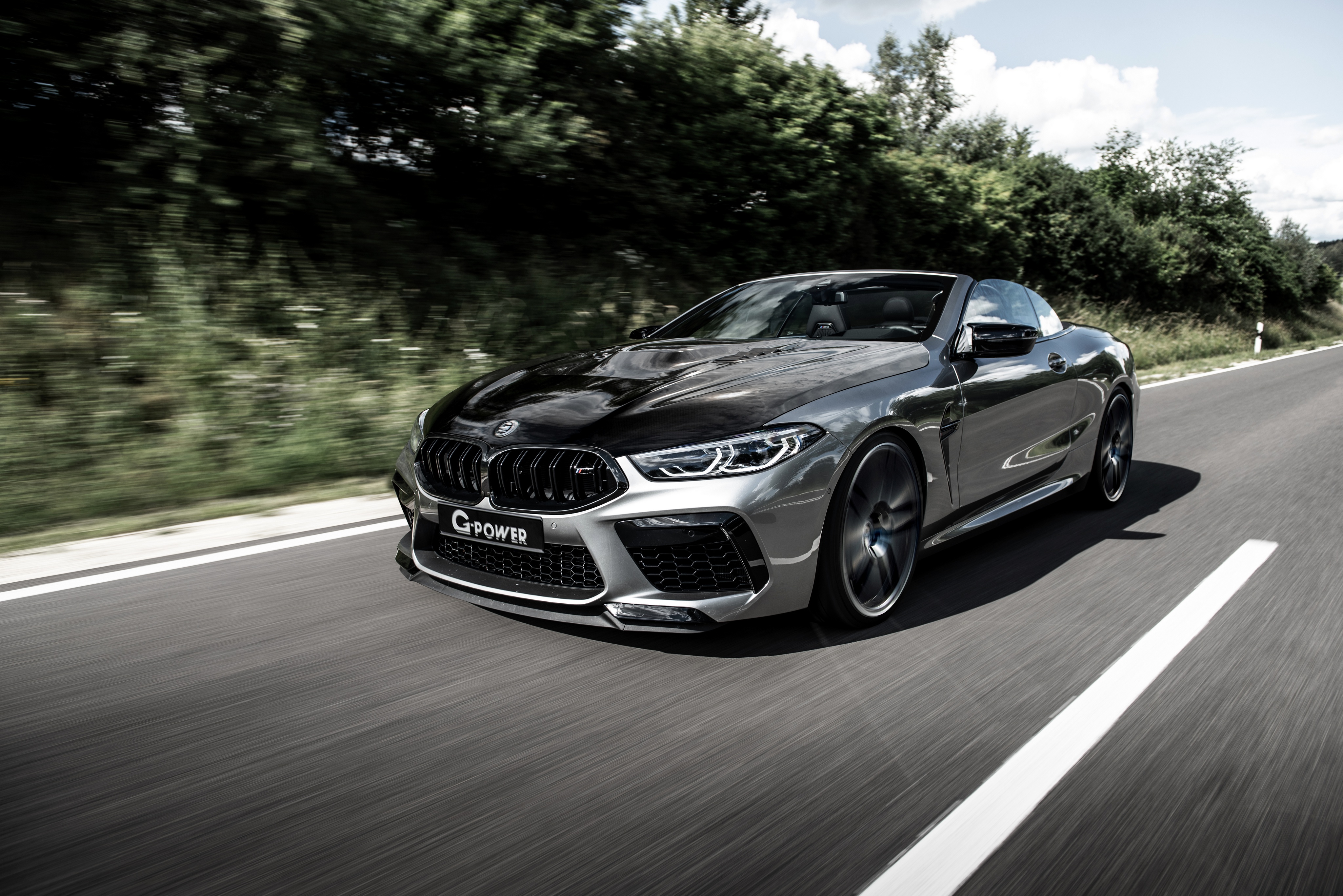 Bmw Bmw M8 Cabriolet Car Grand Tourer Silver Car 4096x2734