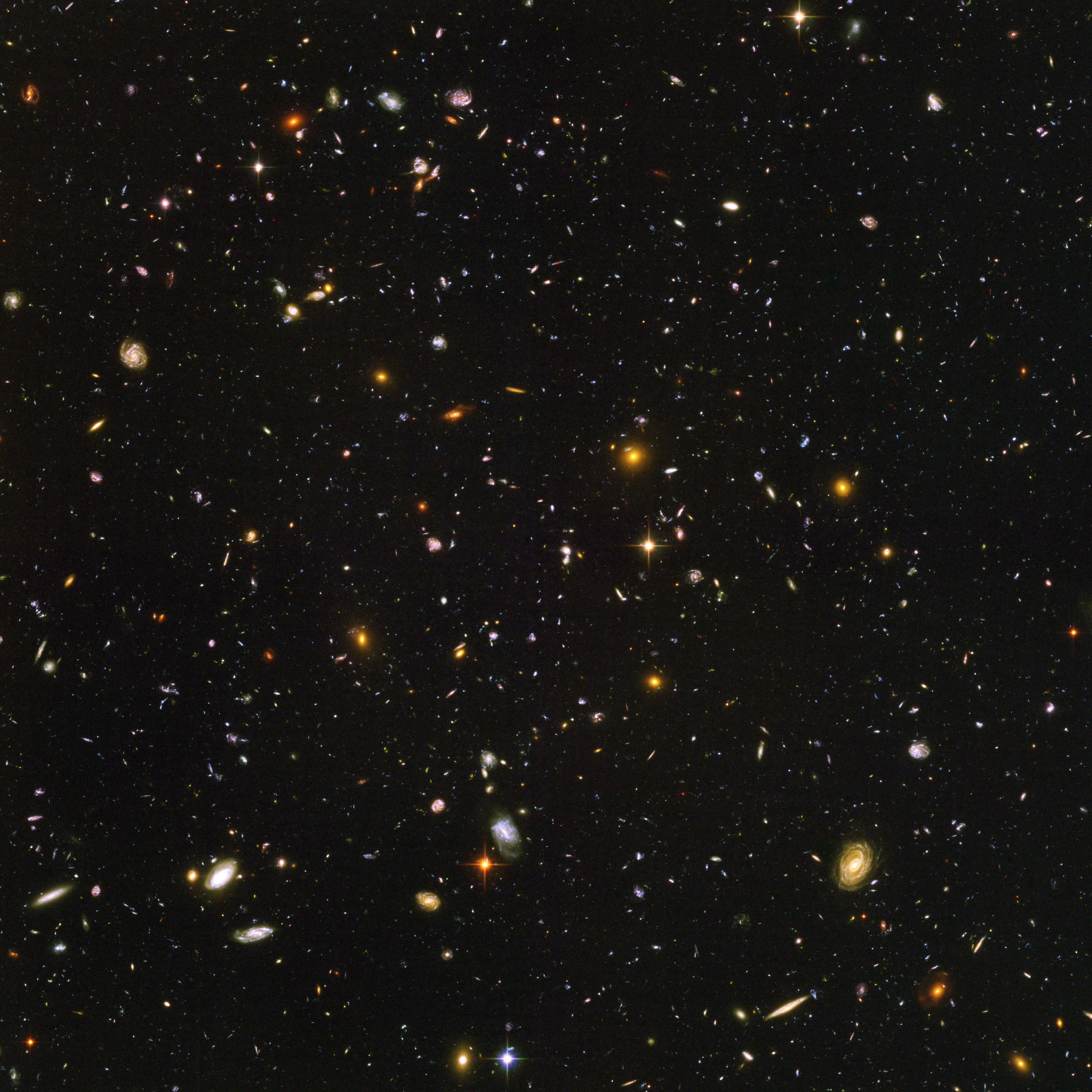 Space Andromeda Universe Galaxy Stars Sky Hubble Space Telescope Hubble Deep Field NASA 3320x3320