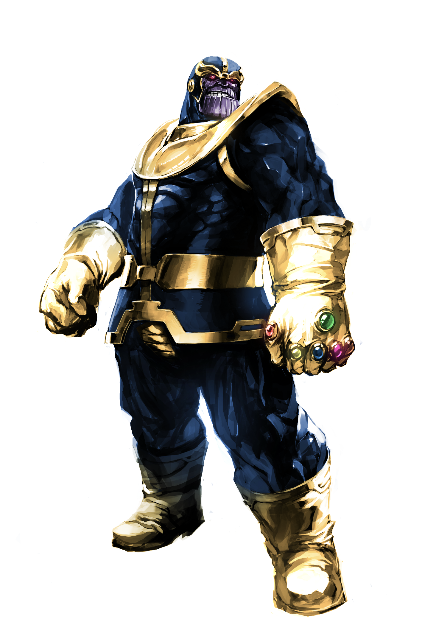 Thanos NARATANi Bekkan Artwork Comic Art Marvel Comics Infinity Gauntlet 1417x2098