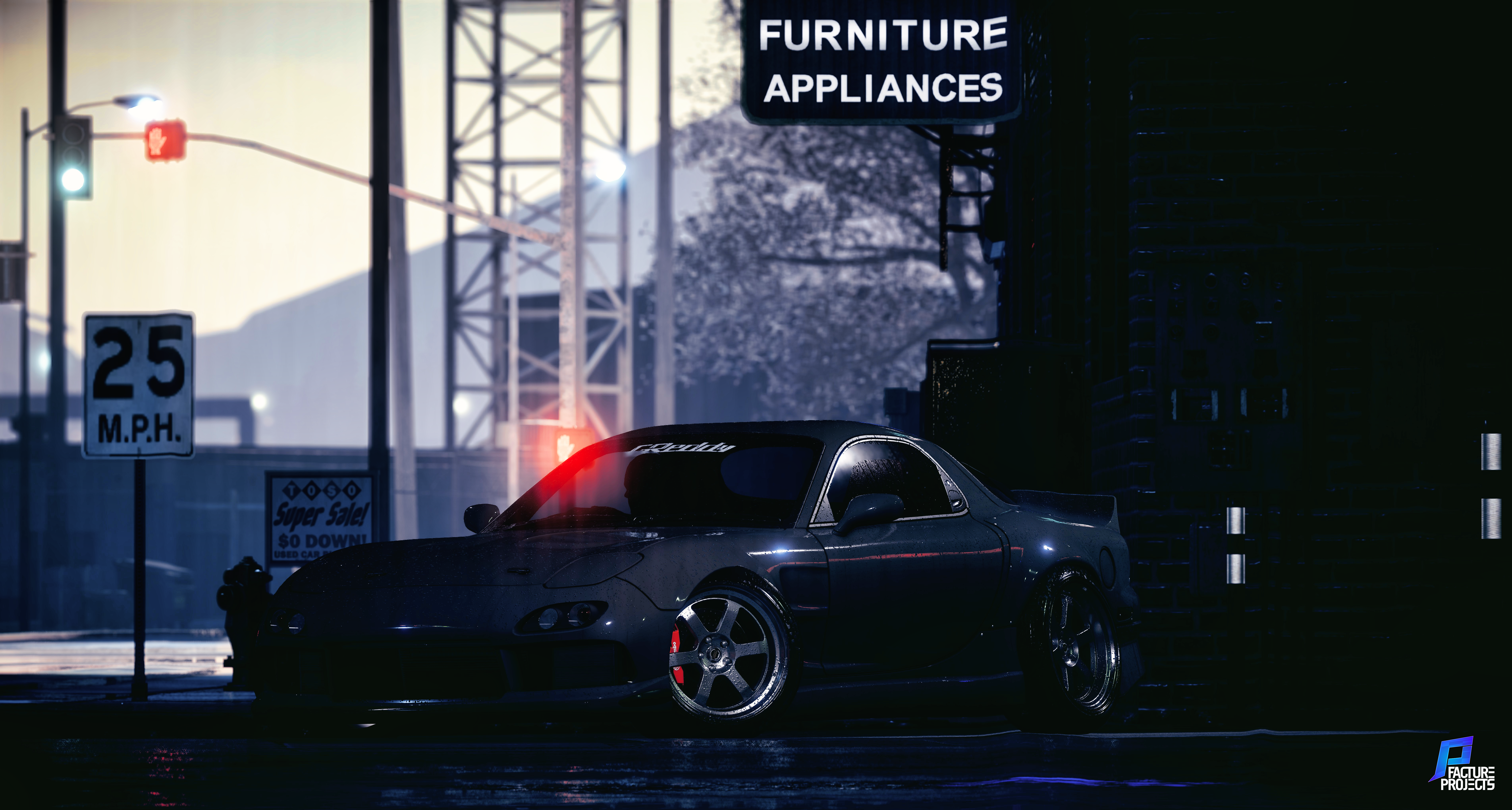 Mazda Rx7 Mazda RX 7 NFS 2015 Need For Speed Grey Cars Car 7616x4080