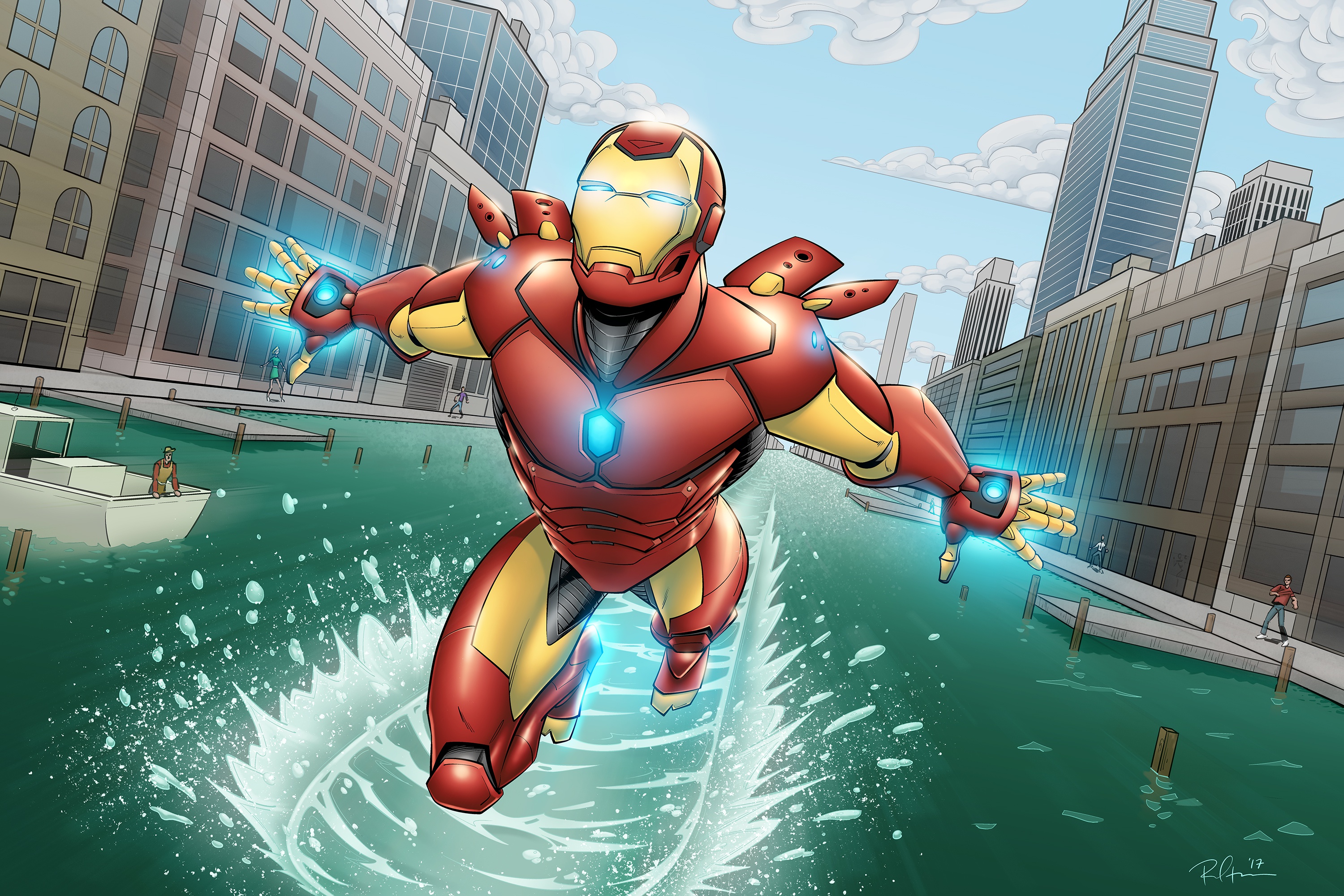 Iron Man Marvel Comics Tony Stark 3000x2000