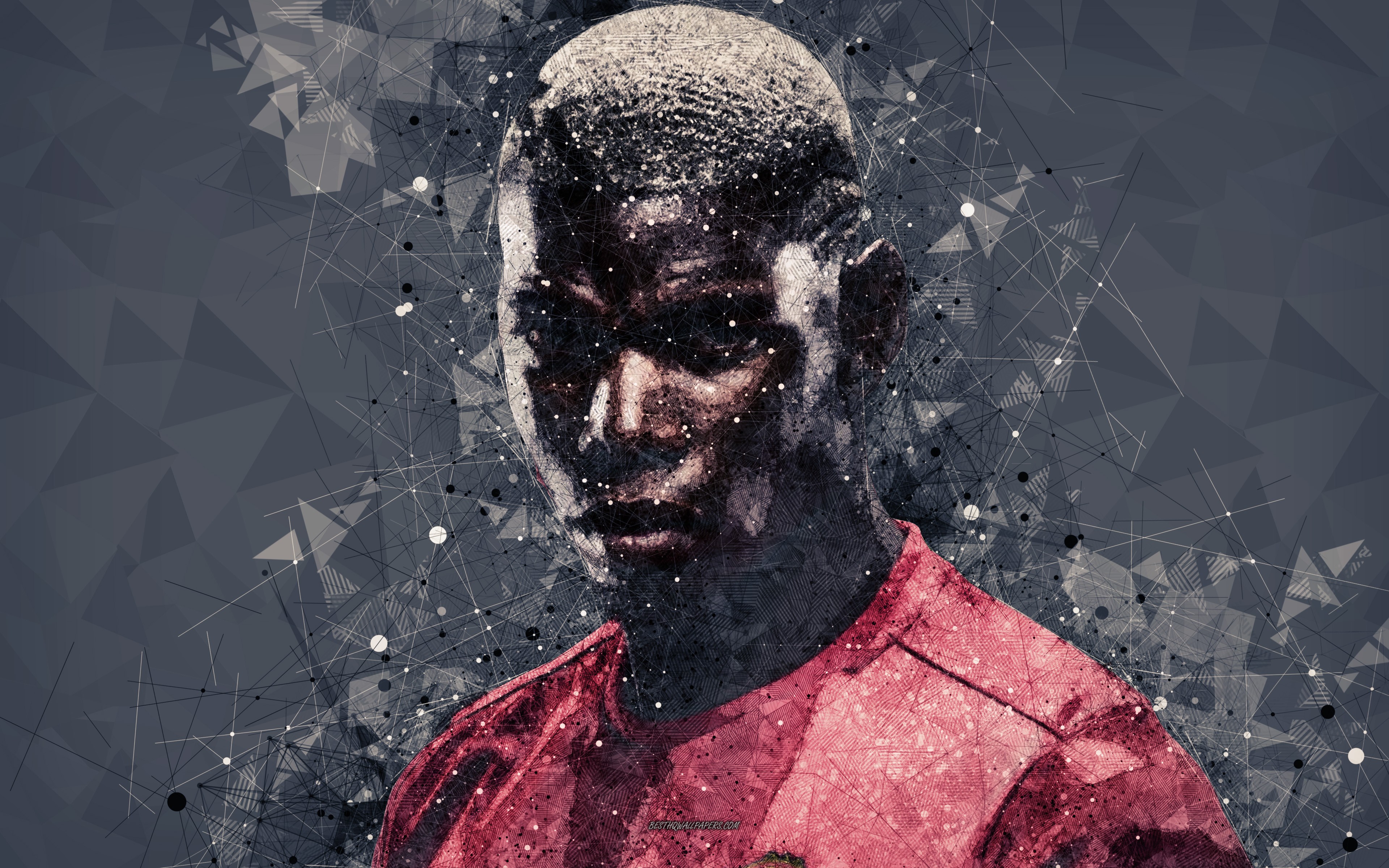 French Manchester United F C Paul Pogba Soccer 3840x2400