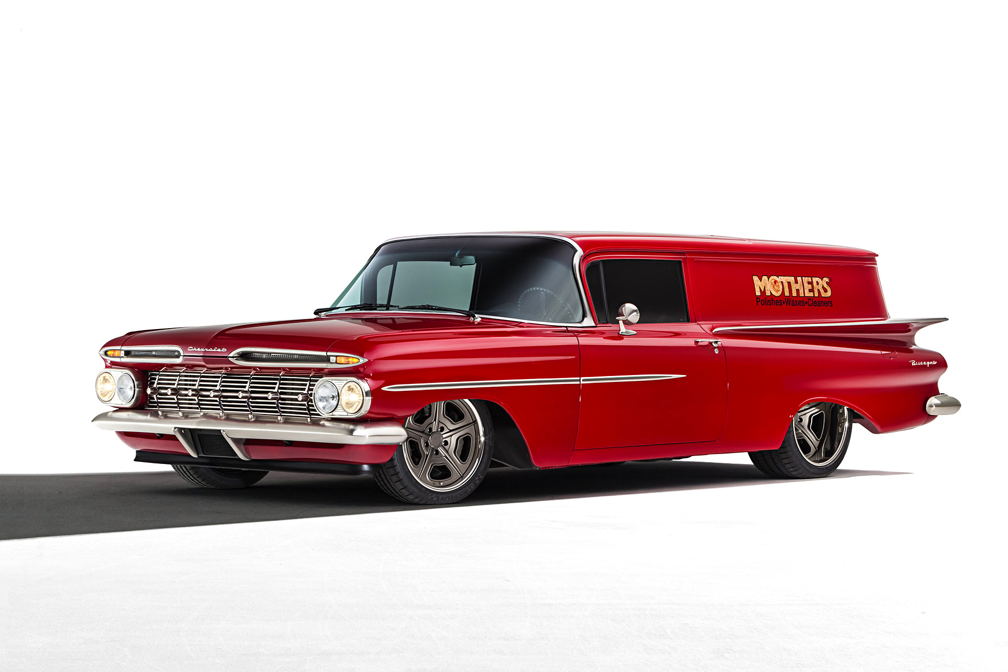 Chevrolet Sedan Delivery Hot Rod Red Car 2040x1360