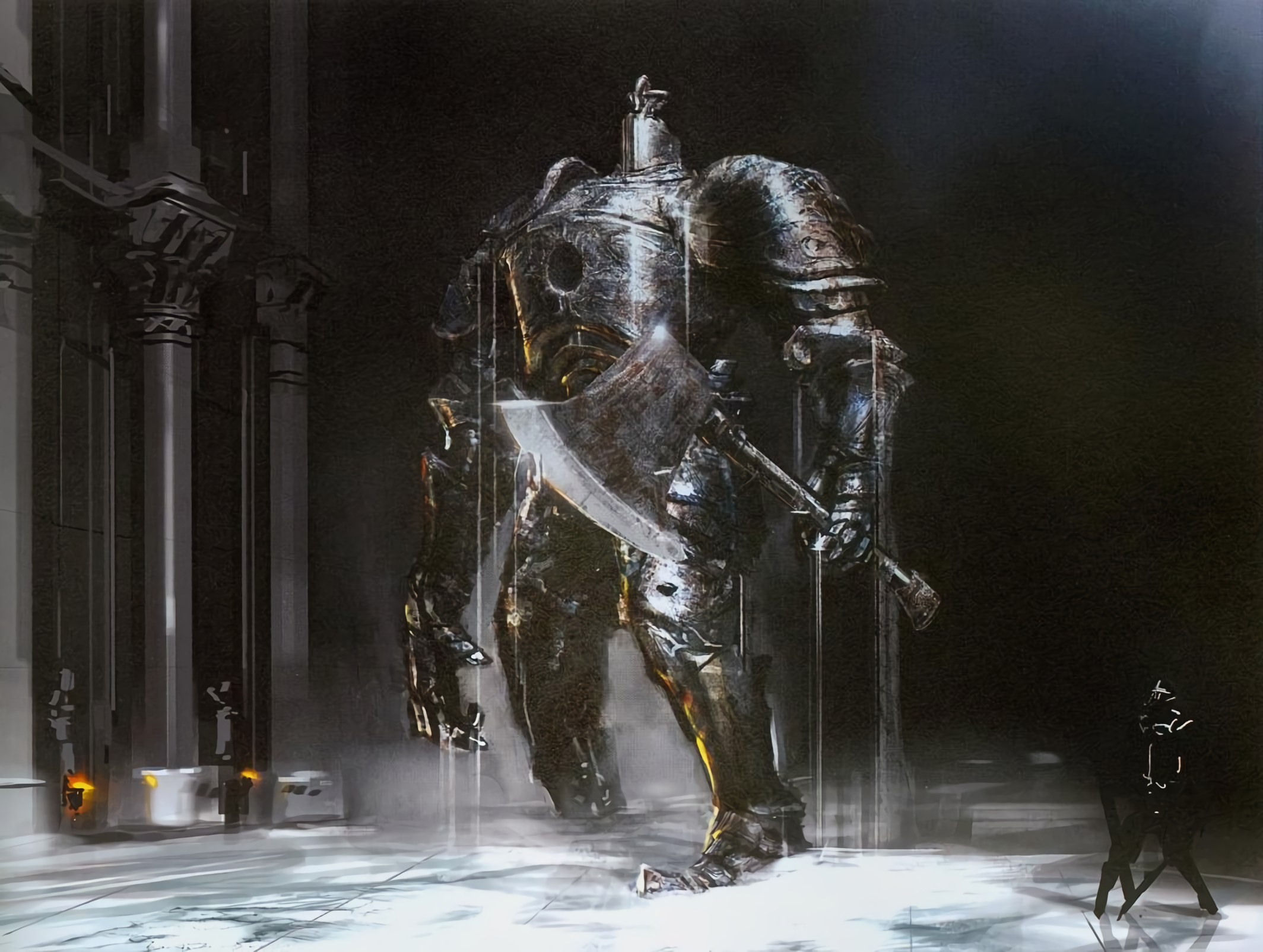 Dark Souls From Software Artwork Golem 2128x1604