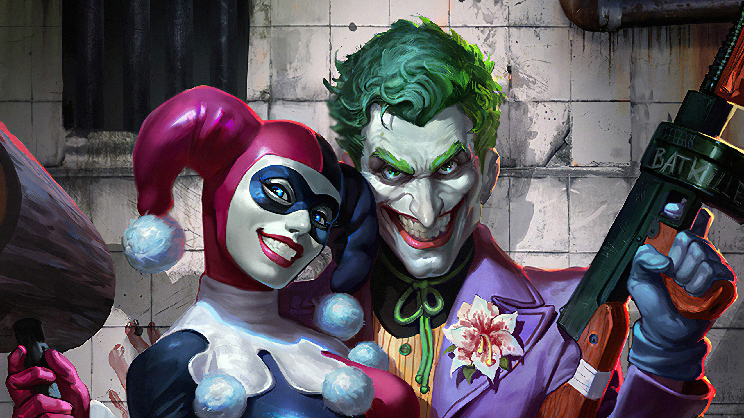 Dc Comics Harley Quinn Joker 2560x1440
