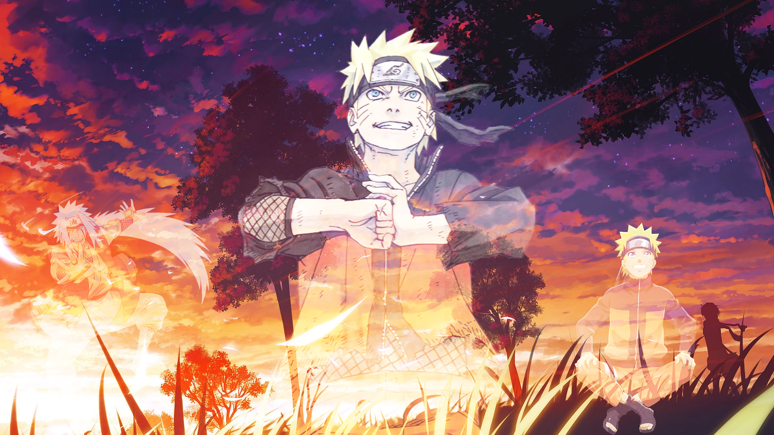 Anime Boys Naruto Shippuuden Jiraiya 2560x1440