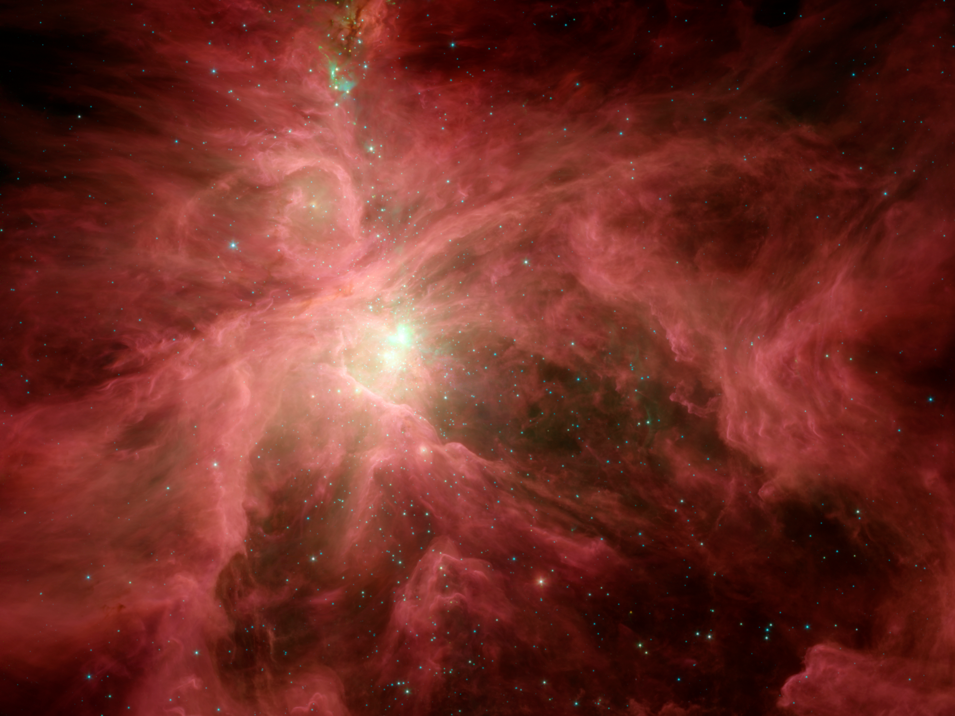 Nebula Orion Constellation Pink Space Stars 3220x2415