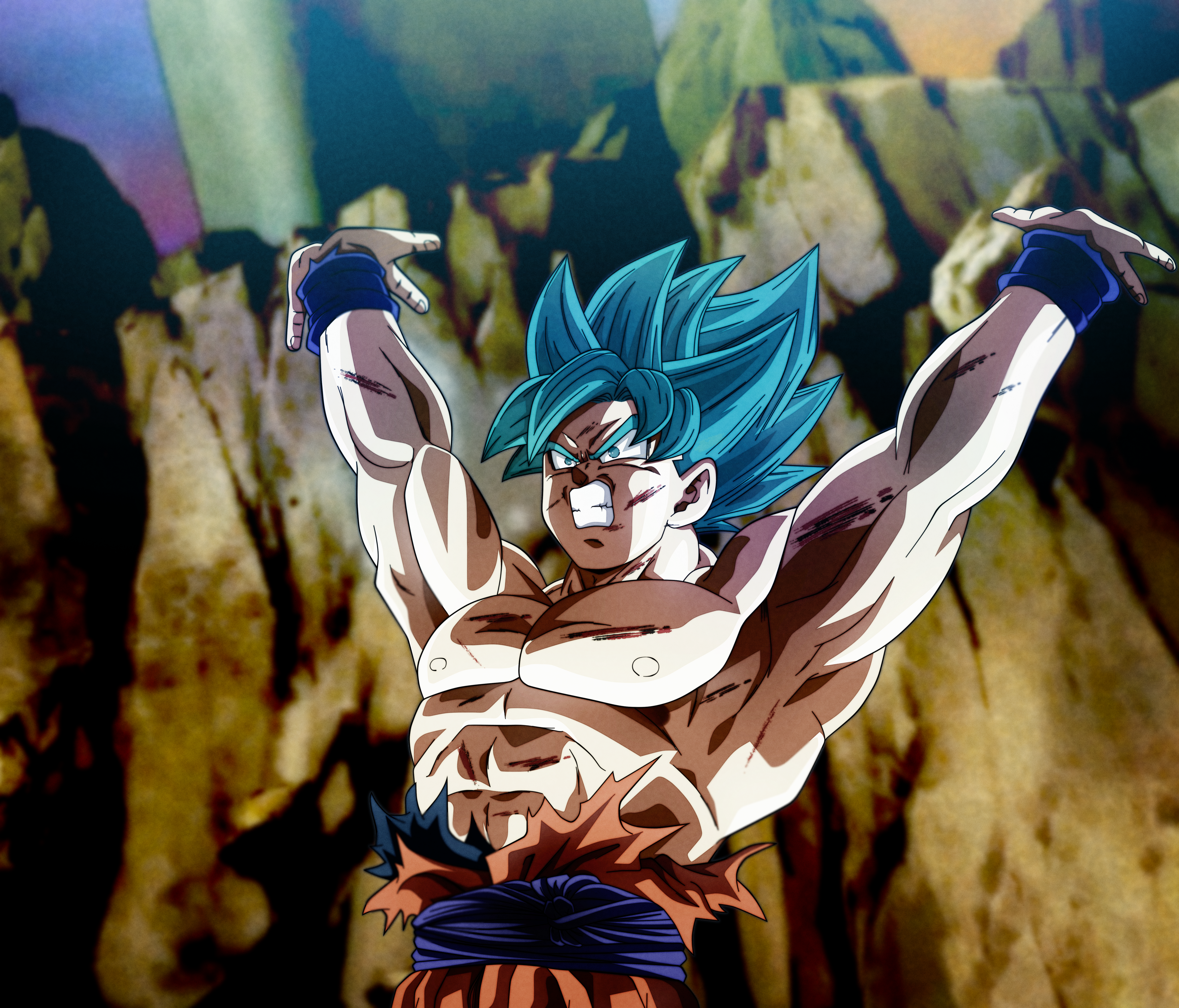 Goku Super Saiyan Blue 6317x5400