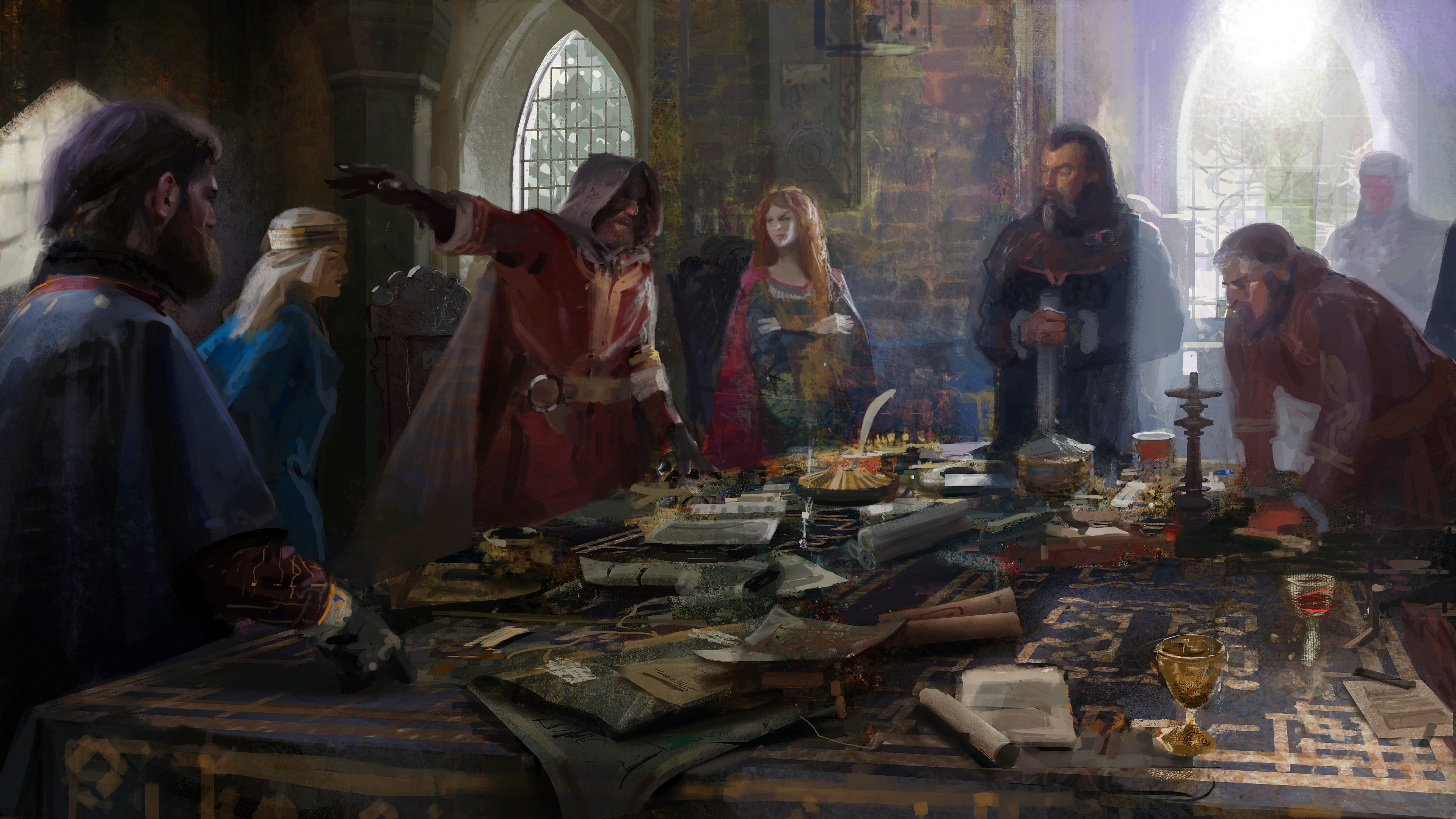 Crusader Kings Iii Artwork Game Art Video Games Video Game Art Paradox Interactive Craig Mullins 3840x2160