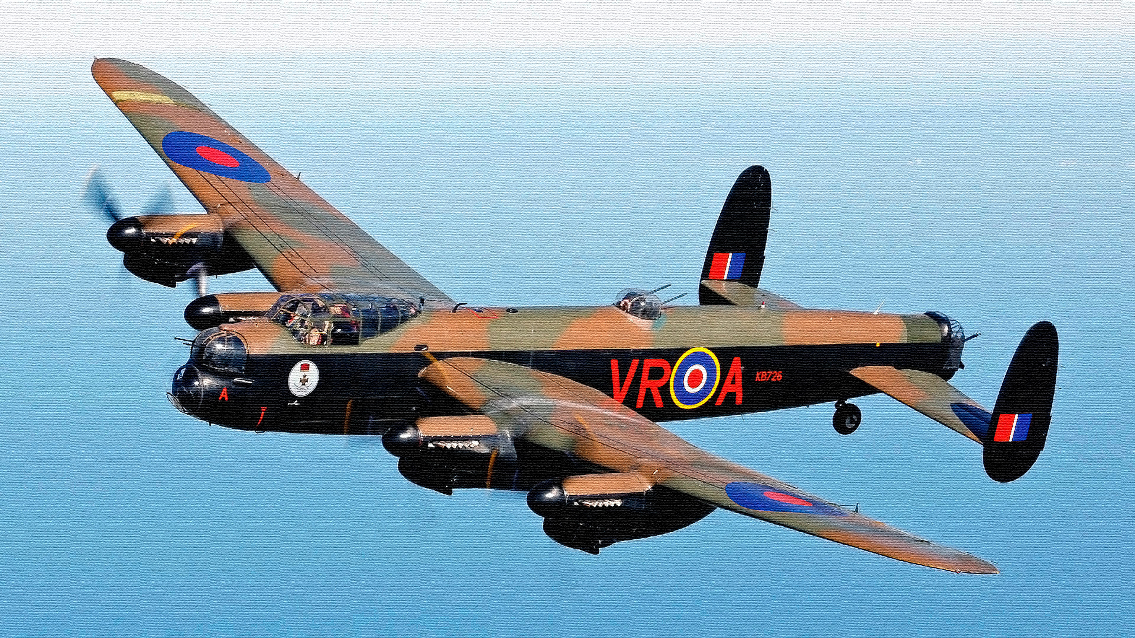 Airplane Artistic Avro Lancaster 3840x2160